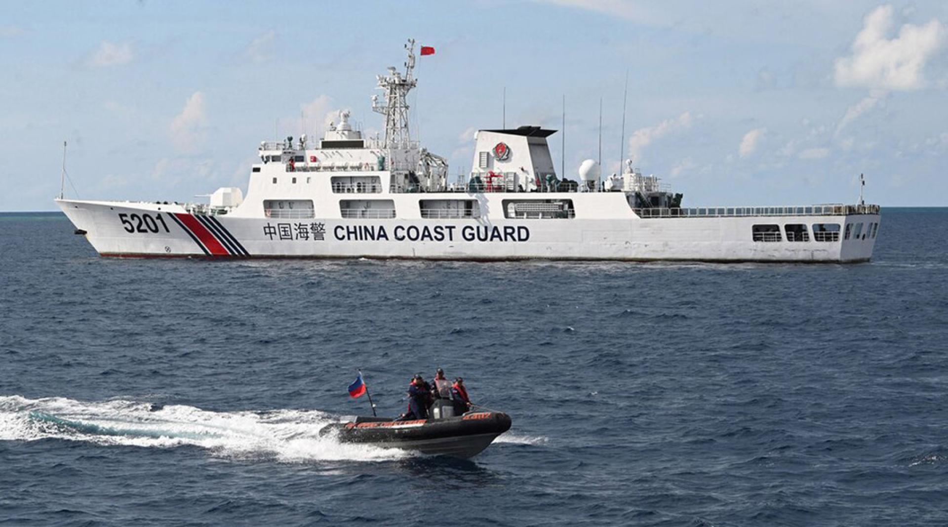 中国海警船。