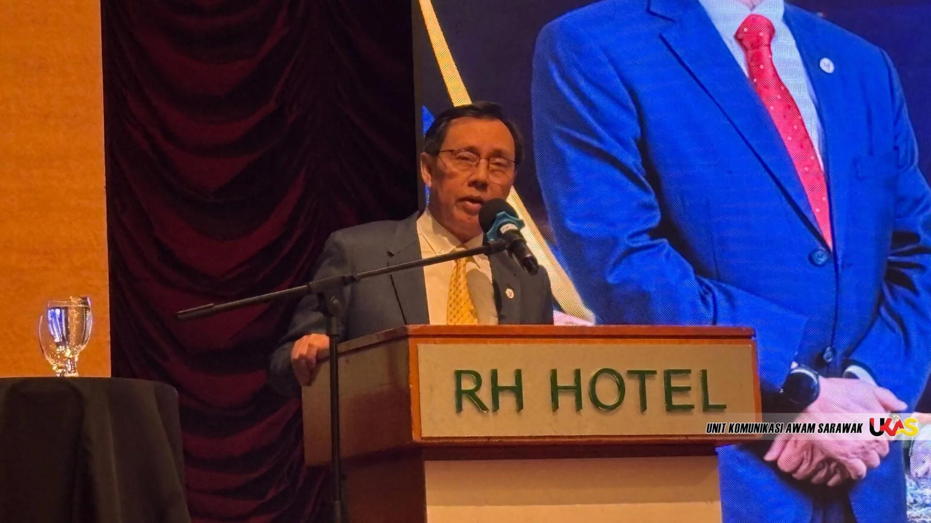 Dr Rundi delivers his speech. - Photo: UKAS