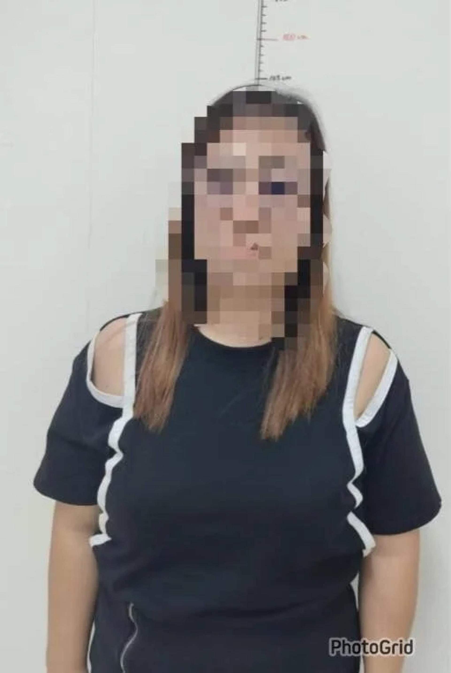 The suspect arrested in connection with online scam cases.