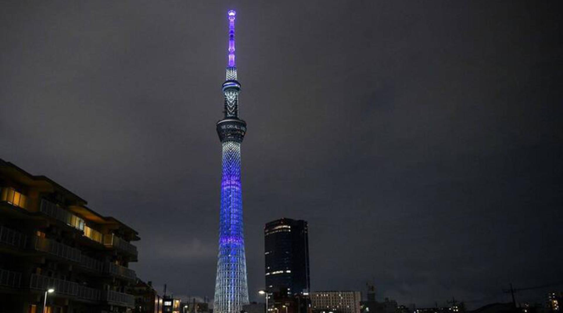 东京晴空塔高634米。