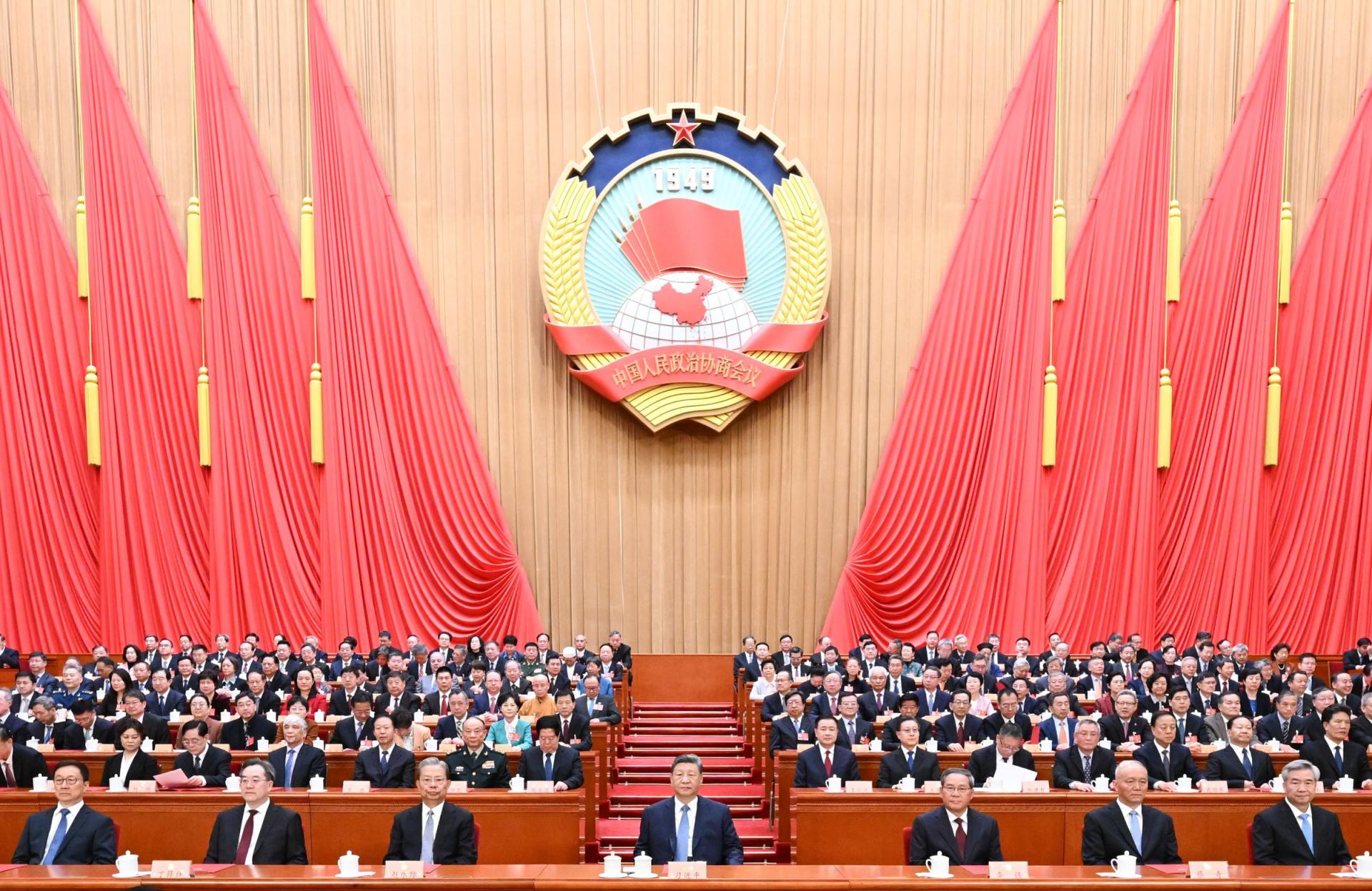 中国人民政治协商会议第14届全国委员会第4次会议11日在北京人民大会堂闭幕。（图：新华社）