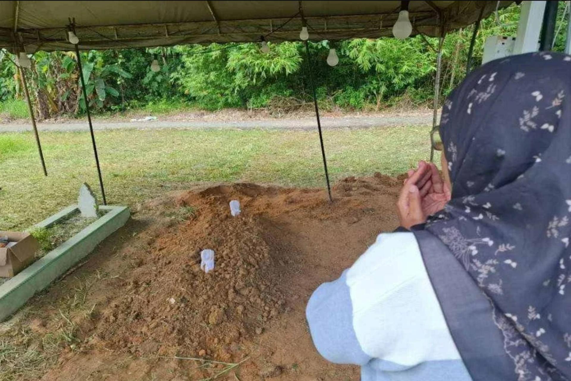 死者遗体周六被送返霹雳州江沙安葬。
