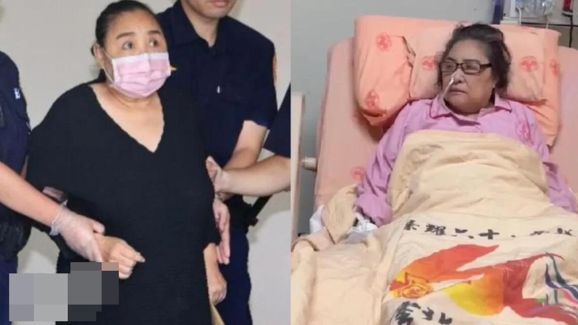 陈盈洁因败血症、肾衰竭而保外就医，目前仍无法清楚说话。
