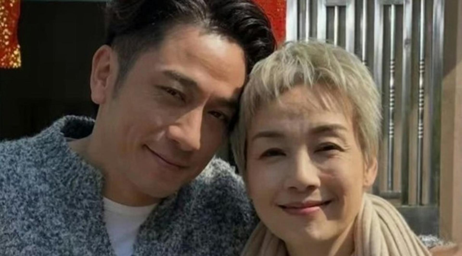 吴卓羲与江美仪演母子。