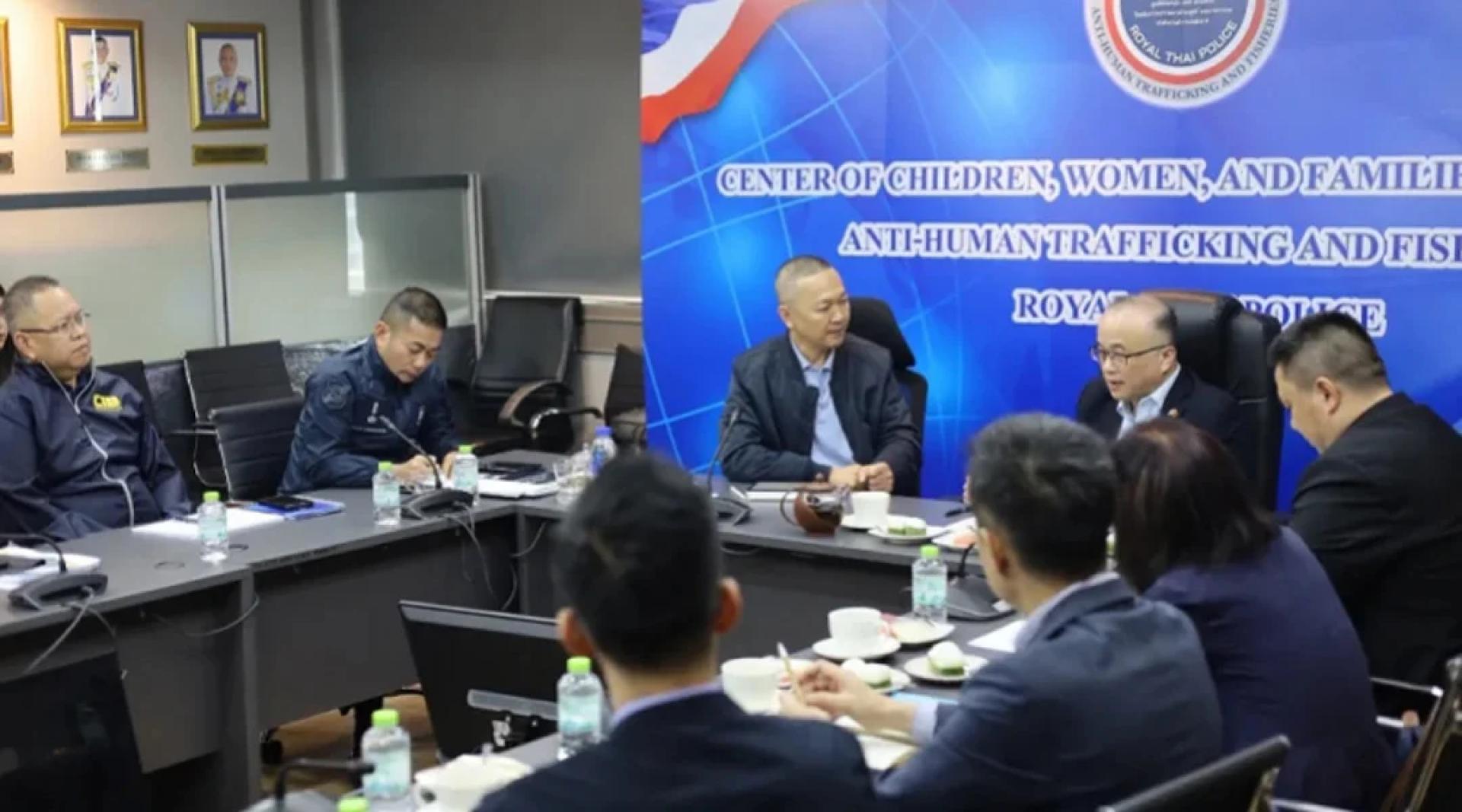 吴志武会见泰国警察总署总督察察塔猜。