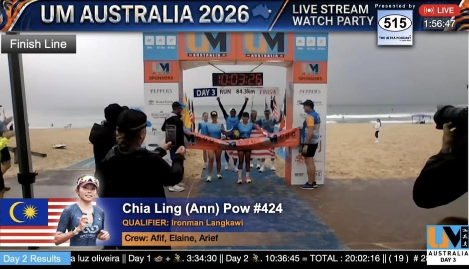 傅嘉淋成功挑战极限，成为我国首位完成超级铁人三项赛的女选手。