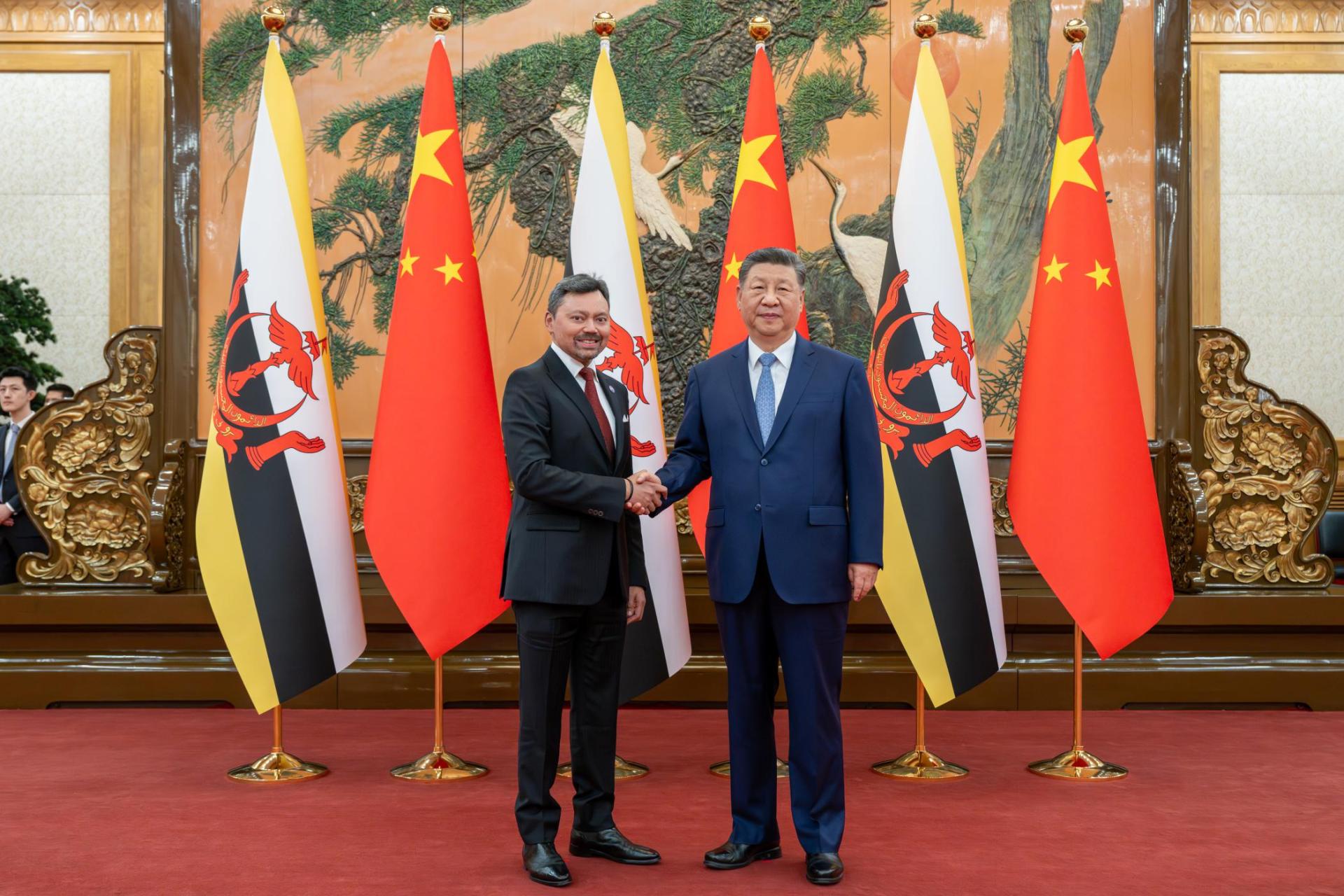 皇太子会见中华人民共和国国家主席习近平
