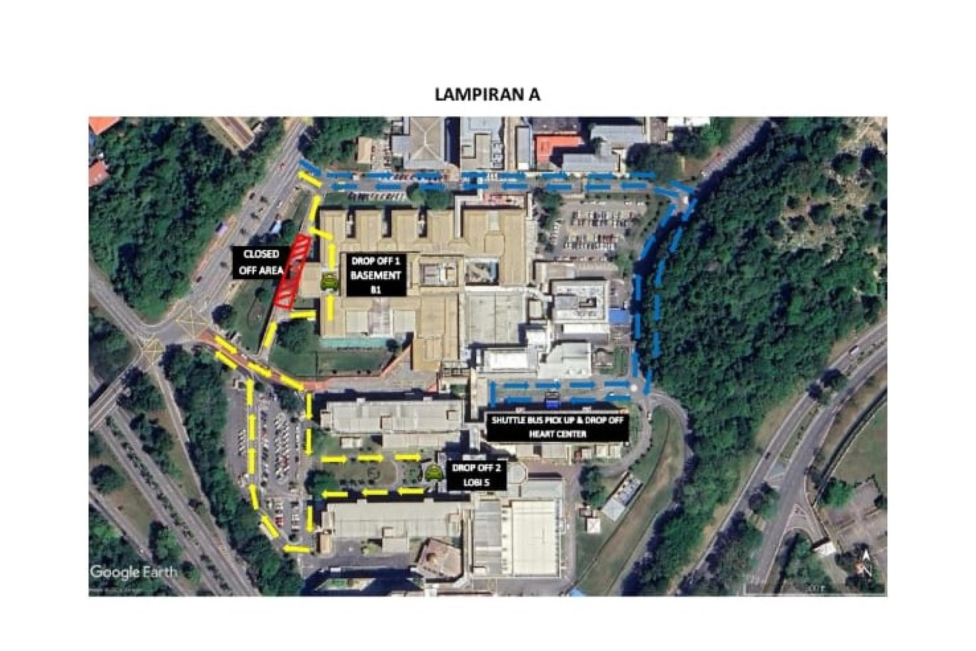 中央医院通车路线关闭图