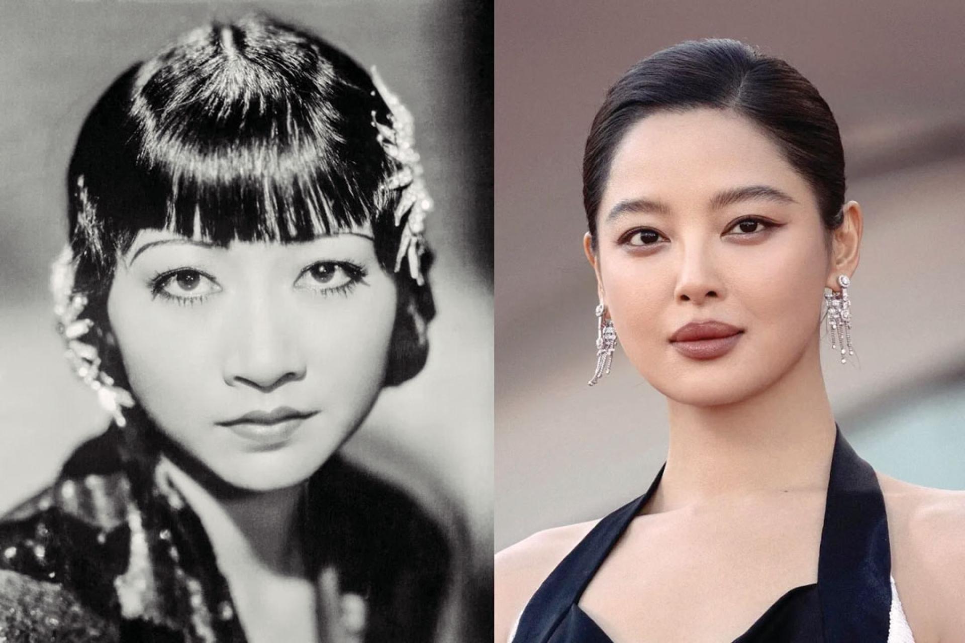 辛芷蕾（右图）将饰演好莱坞华人女先锋黄柳霜（左图）。