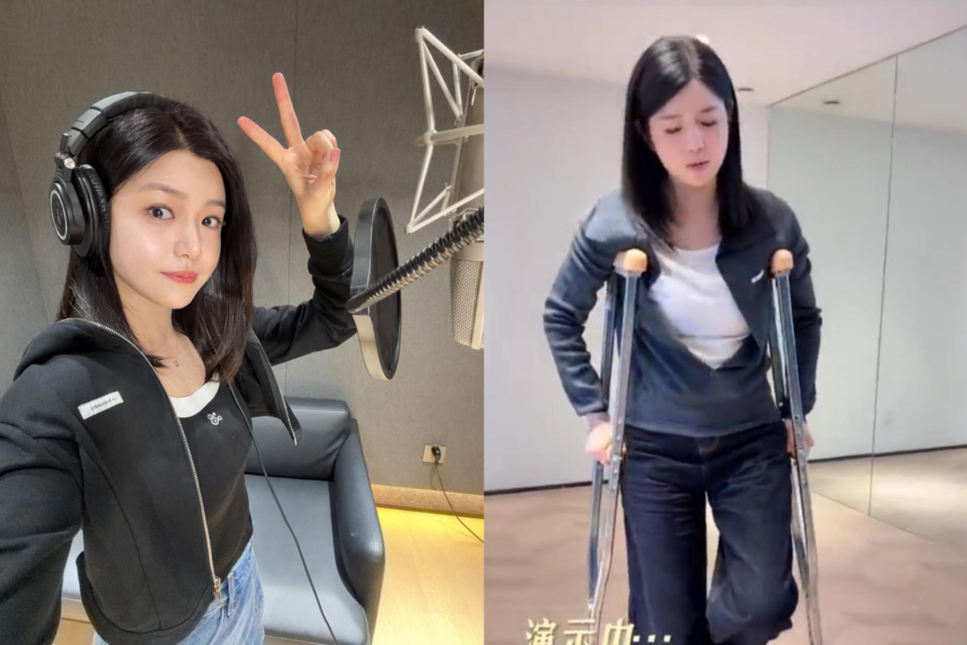 女星陈妍希。