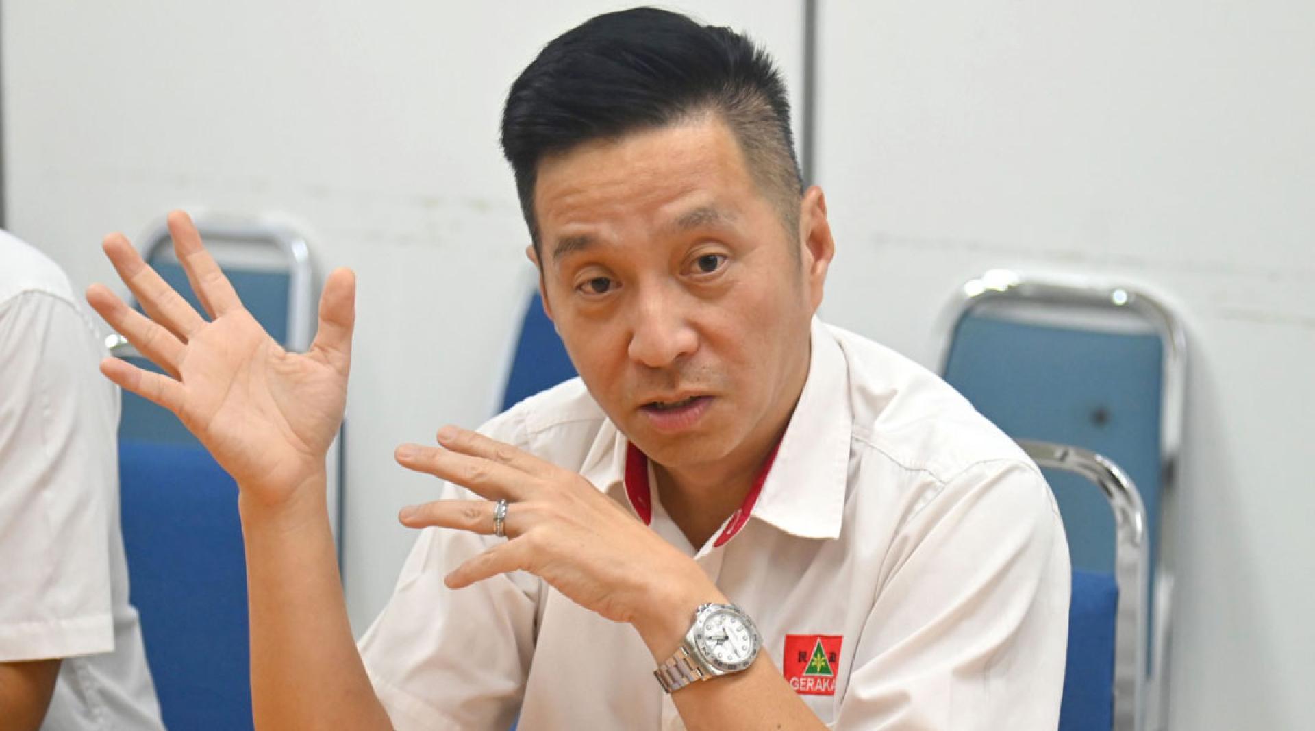 民政党署理主席胡栋强。