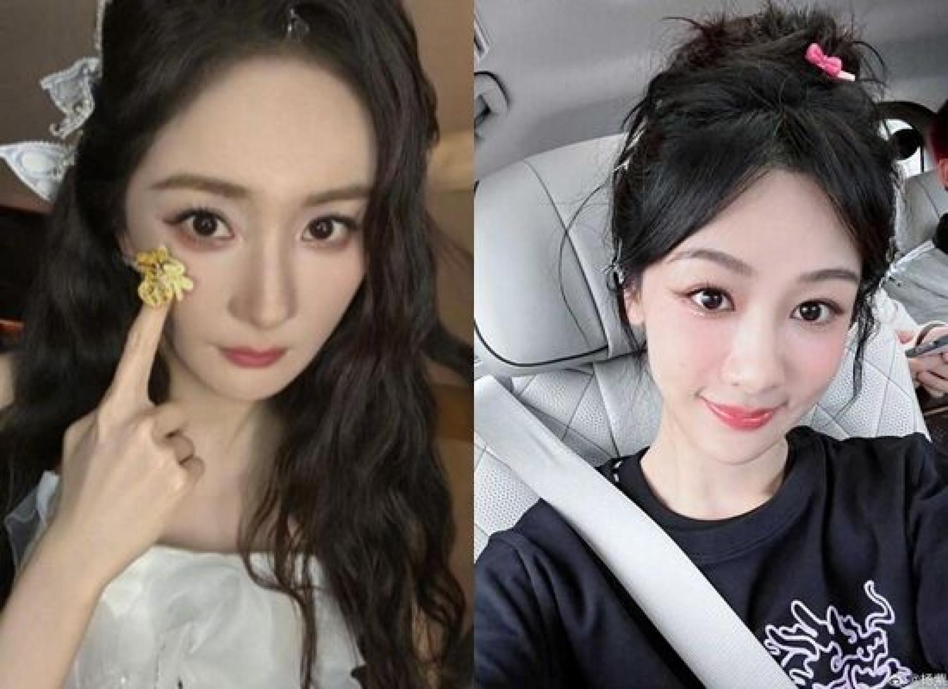 杨幂(左)、杨紫全被酸。