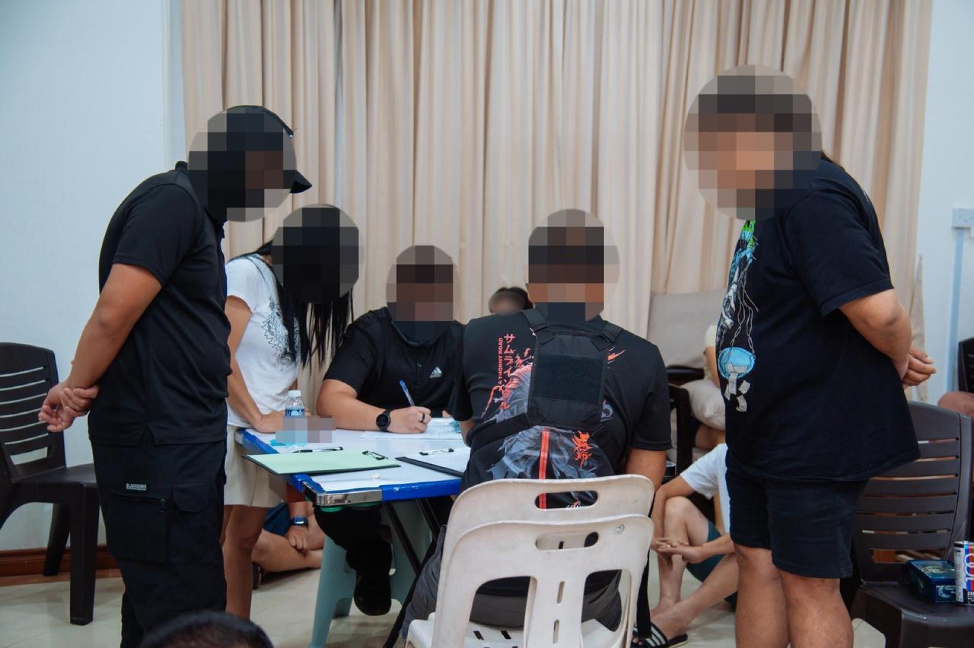 警方调查赌博人士
