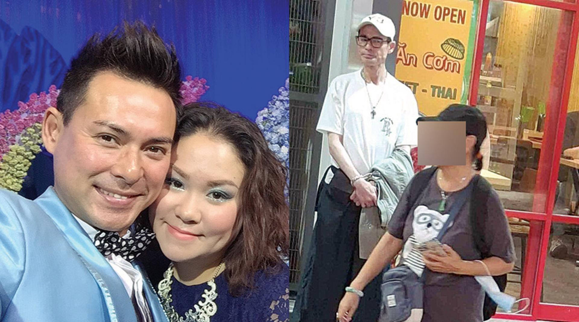 海俊杰痛失爱妻，日前独自现身街头。