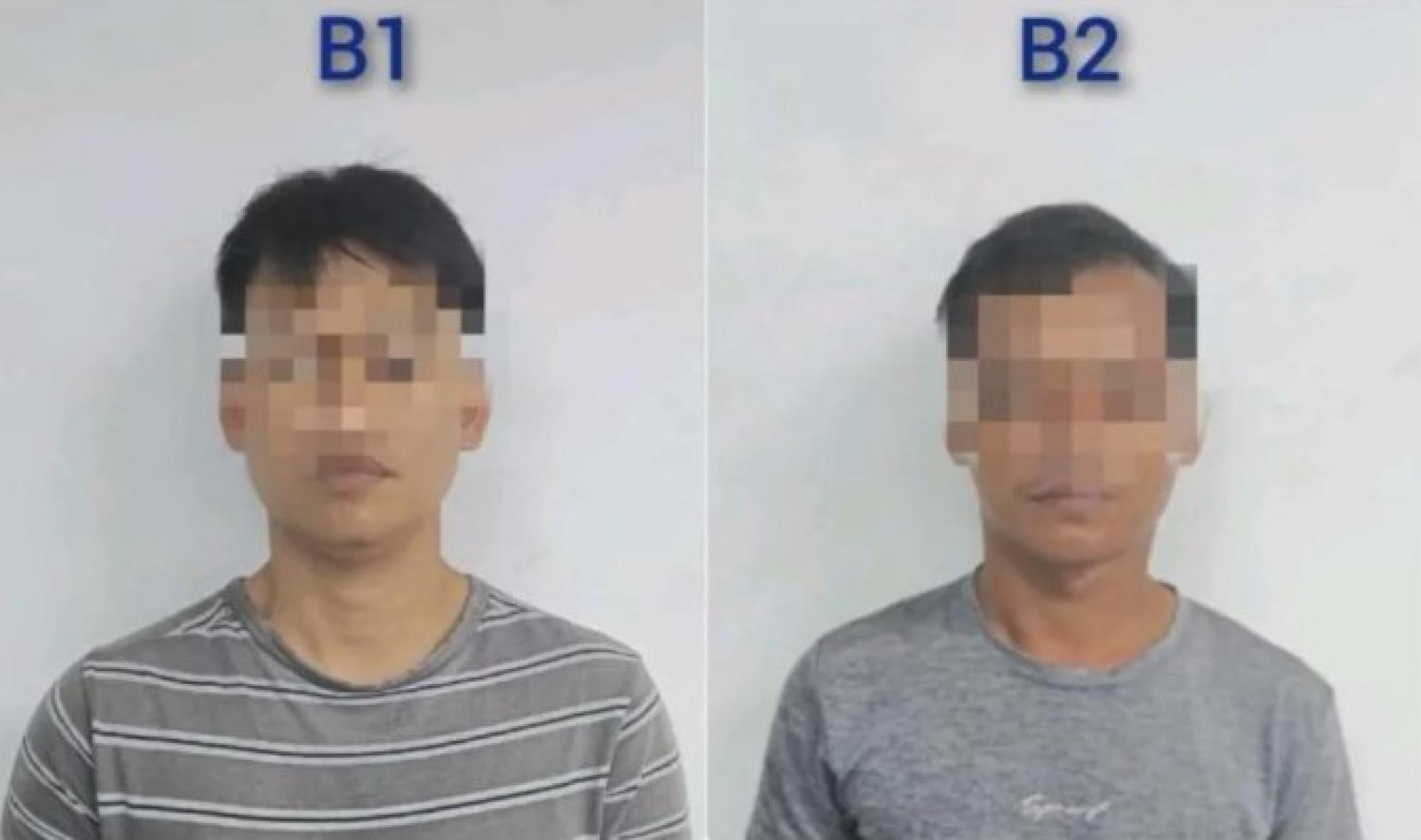 两名嫌犯被警方扣留协助调查。