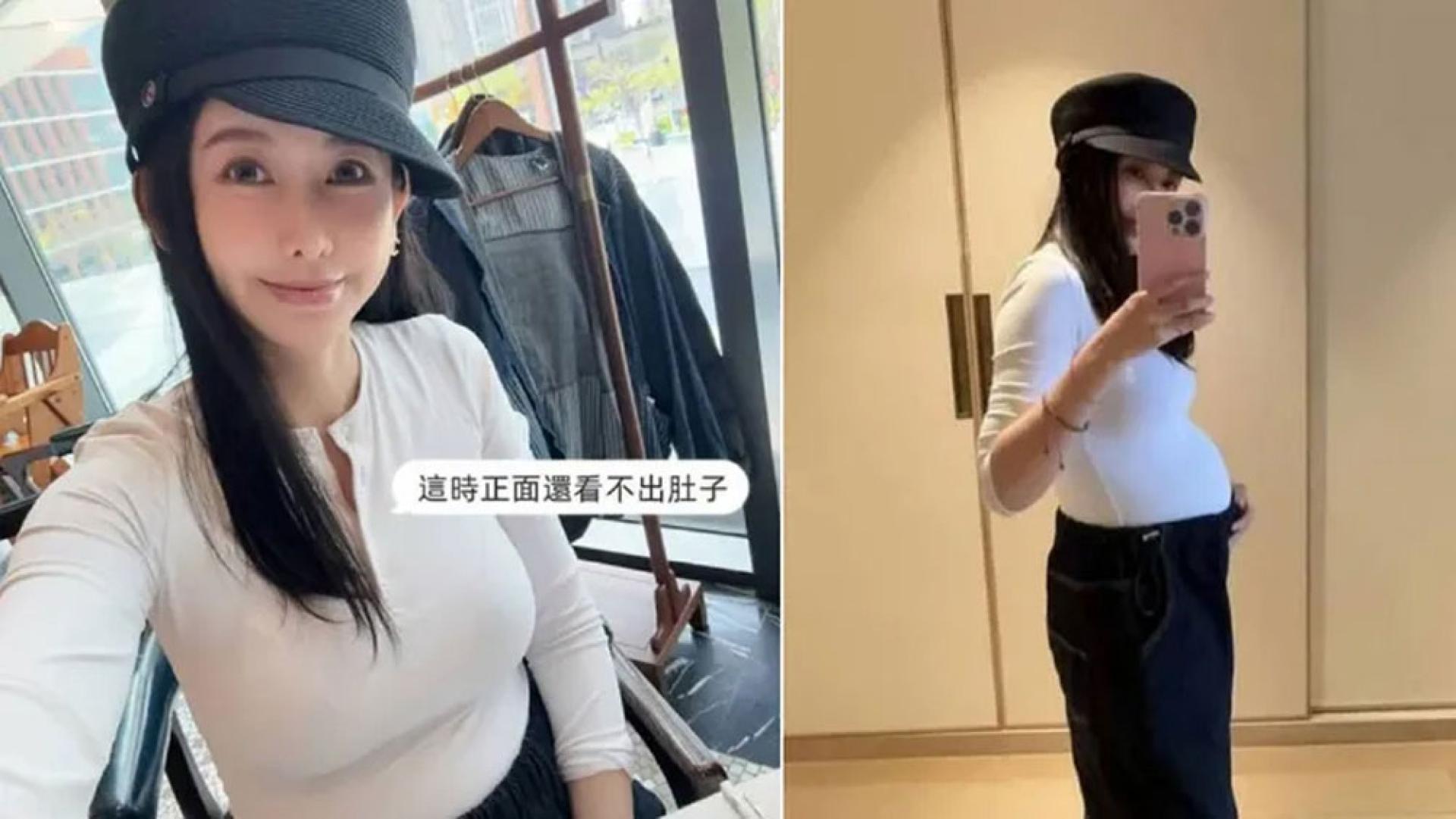 恺乐挺双胞胎巨肚自拍。