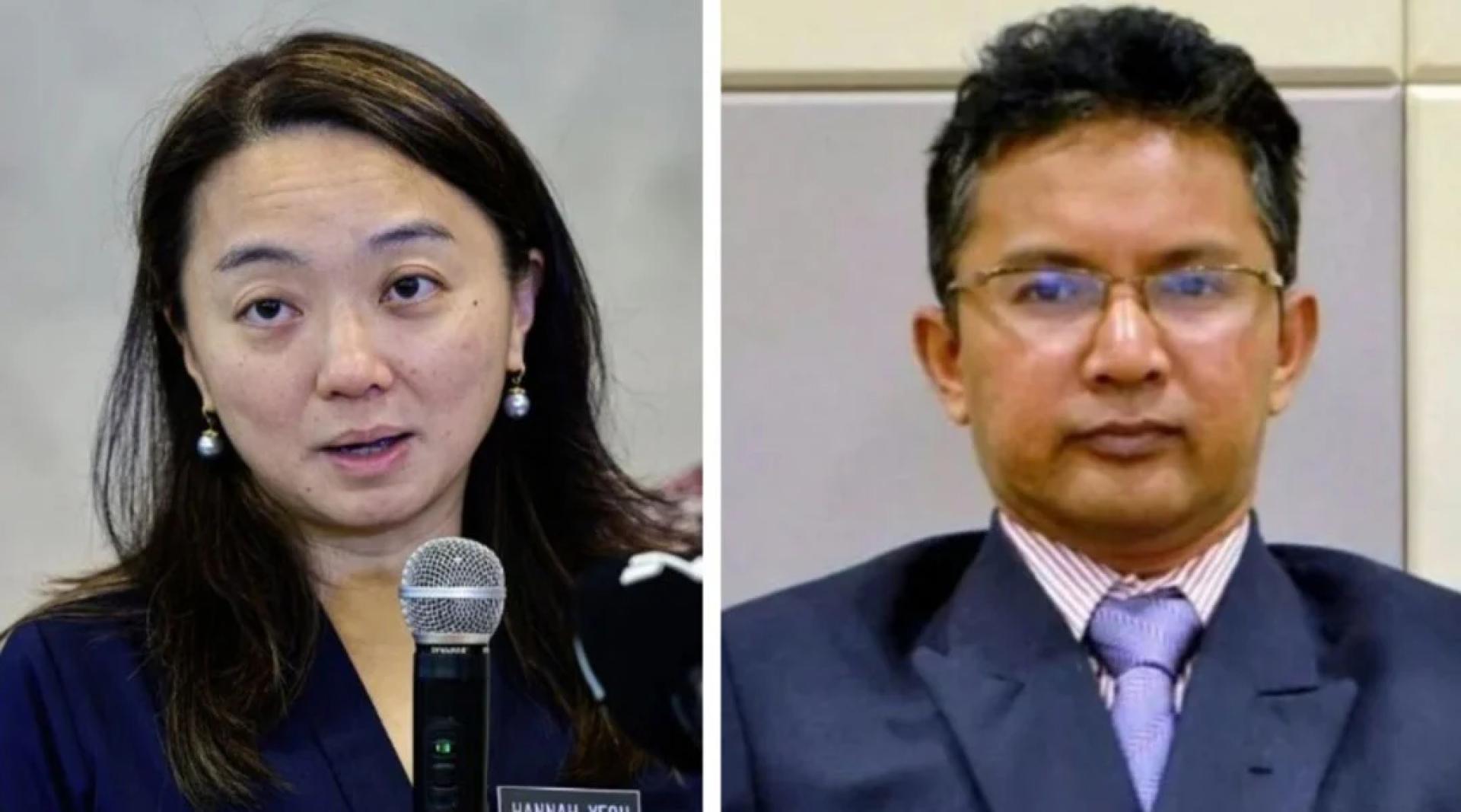 卡马鲁（右图）承认，打从《成为杨巧双》问世以来，无论是宗教司、掌管法律事务的部长还是其他执法单位，都不曾采取任何行动。左图为杨巧双。