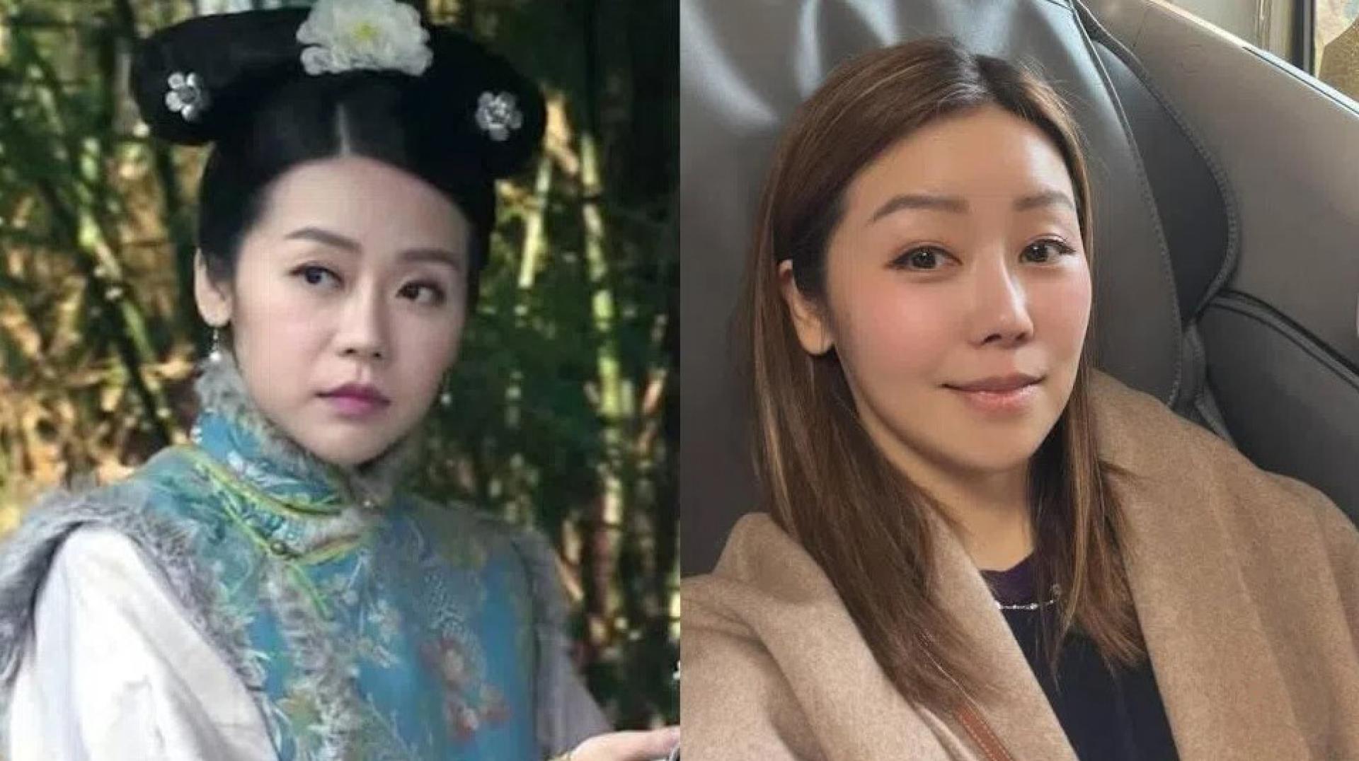 张韦怡嫁入豪门后与小姑打官司，图左为她的古装剧扮相。