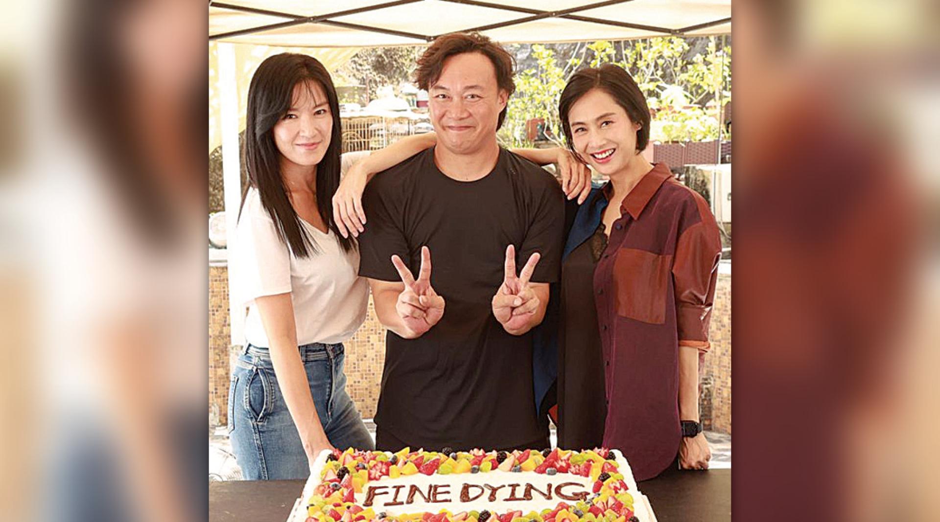 林熙蕾（左起）、陈奕迅、朱茵重返影坛。