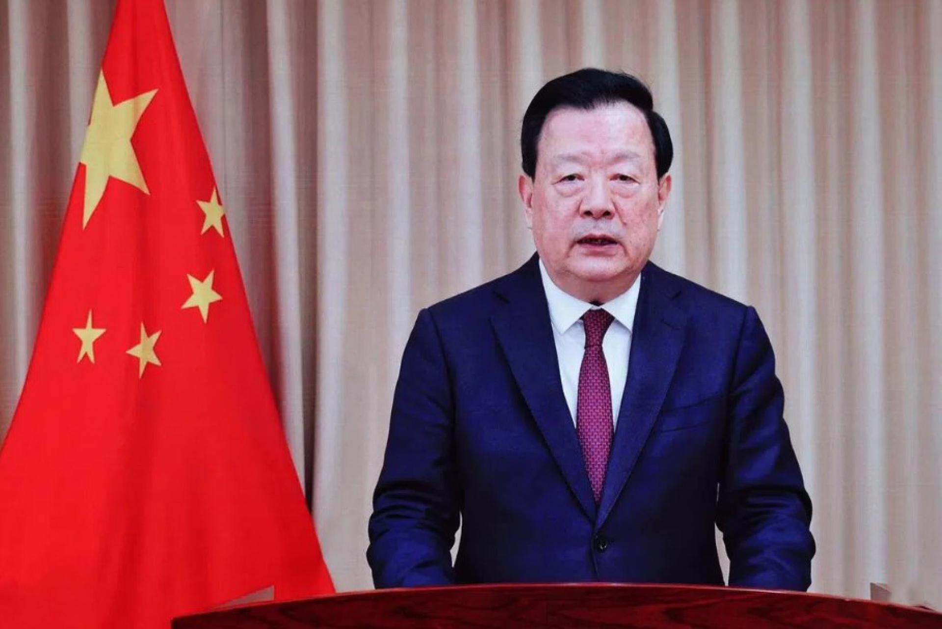 中共中央港澳工作办公室主任、中国国务院港澳事务办公室主任夏宝龙今年4月15日以视频方式出席香港“全民国家安全教育日”开幕典礼，并发表主旨致辞。