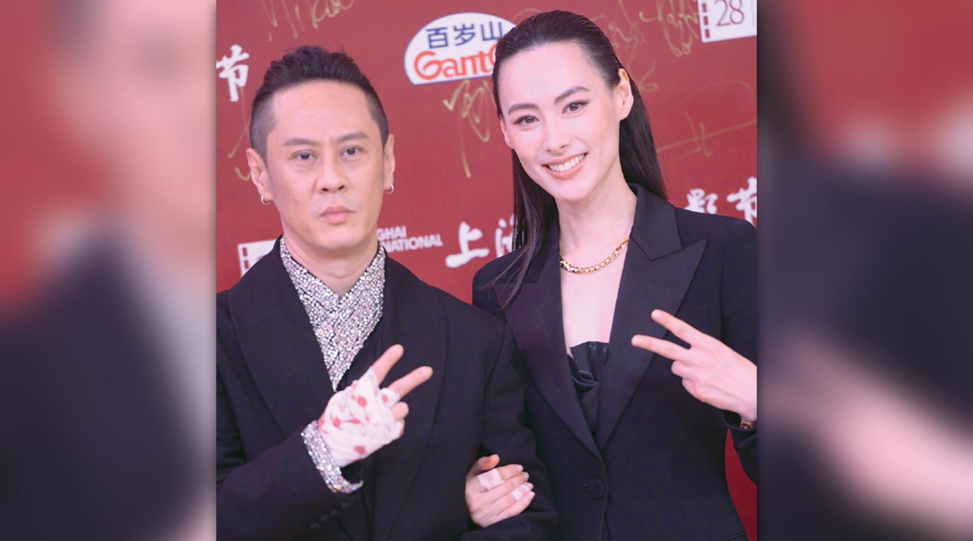 梁洛施与男友马浴柯高调亮相。