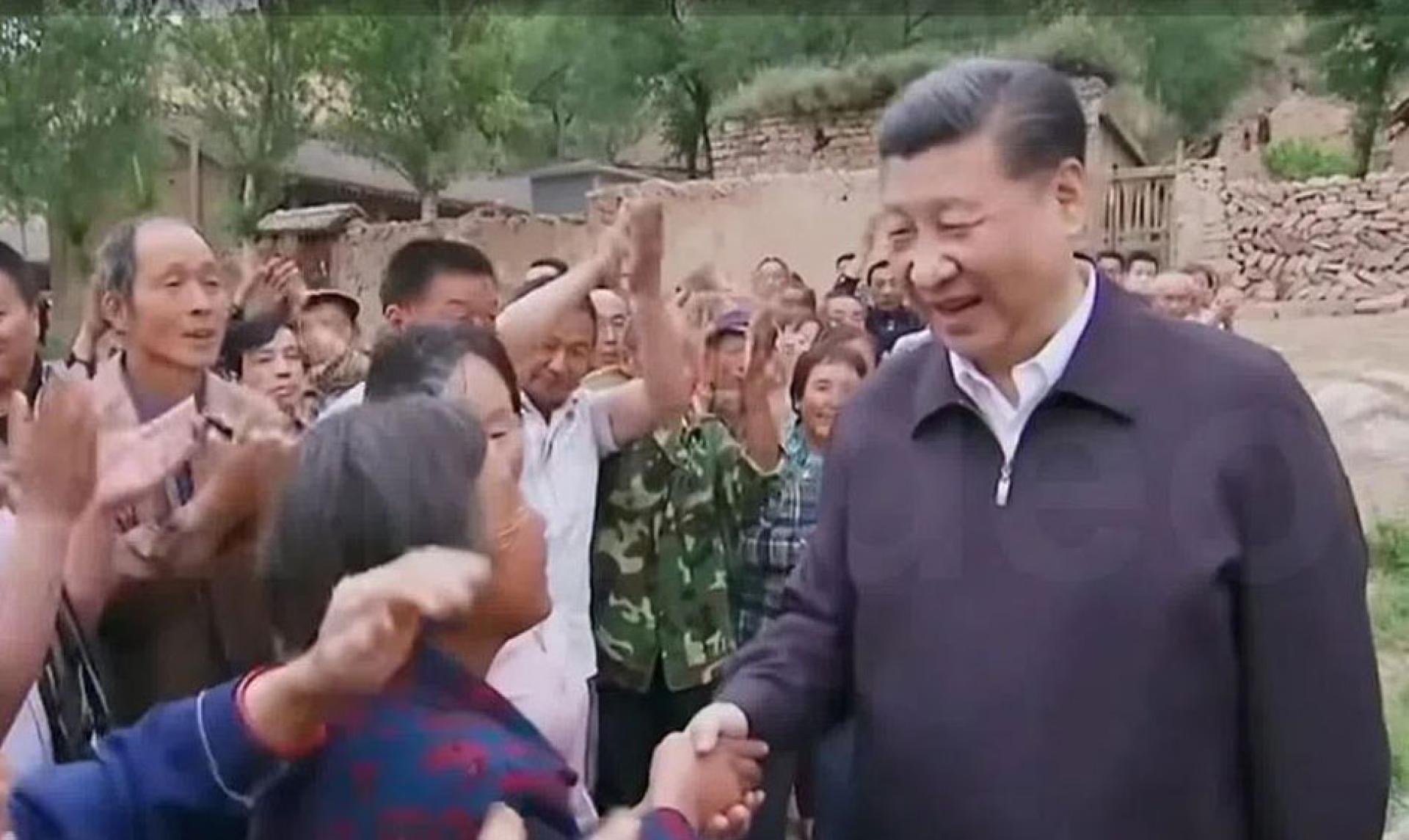 中国官媒央视发布时政短片《共产党员习近平》，时长6分钟20秒。 （视频截图）