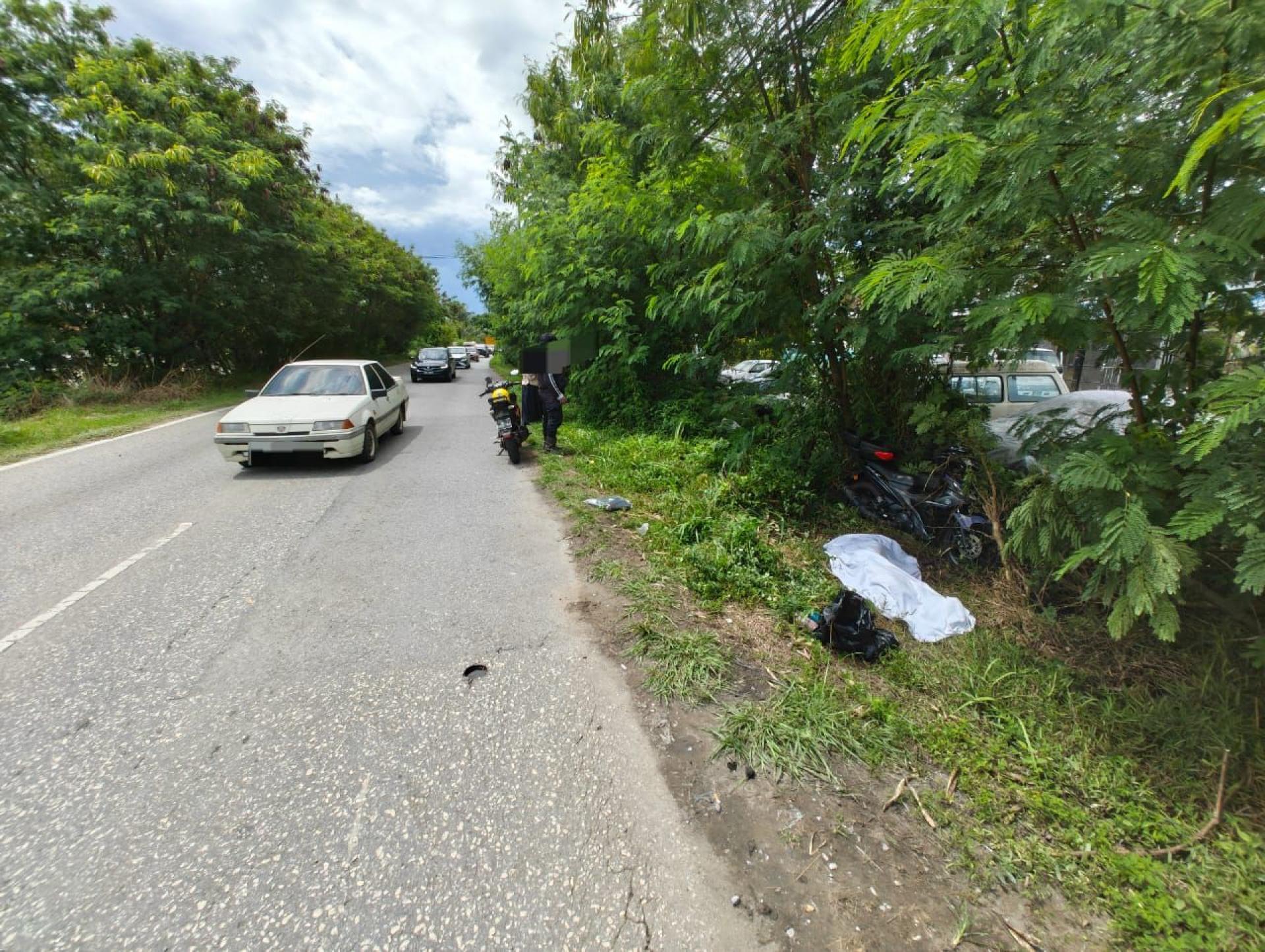 事故发生于牛场村路靠近美里宗教国小一带，现场一度引起关注。