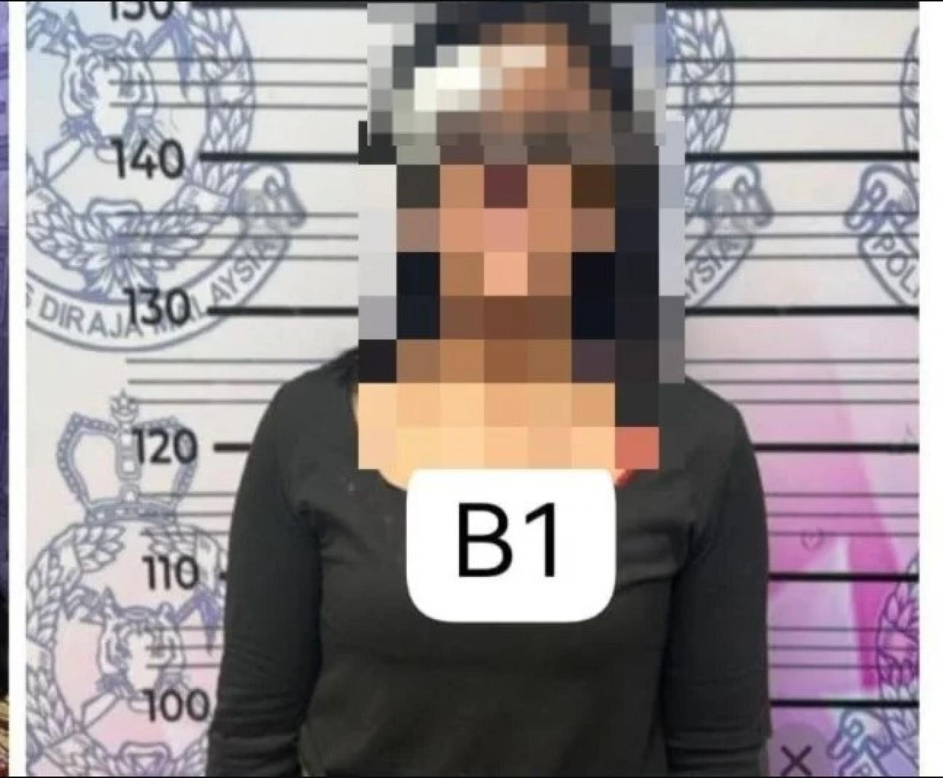 涉案女嫌犯已被警方扣留协助调查。