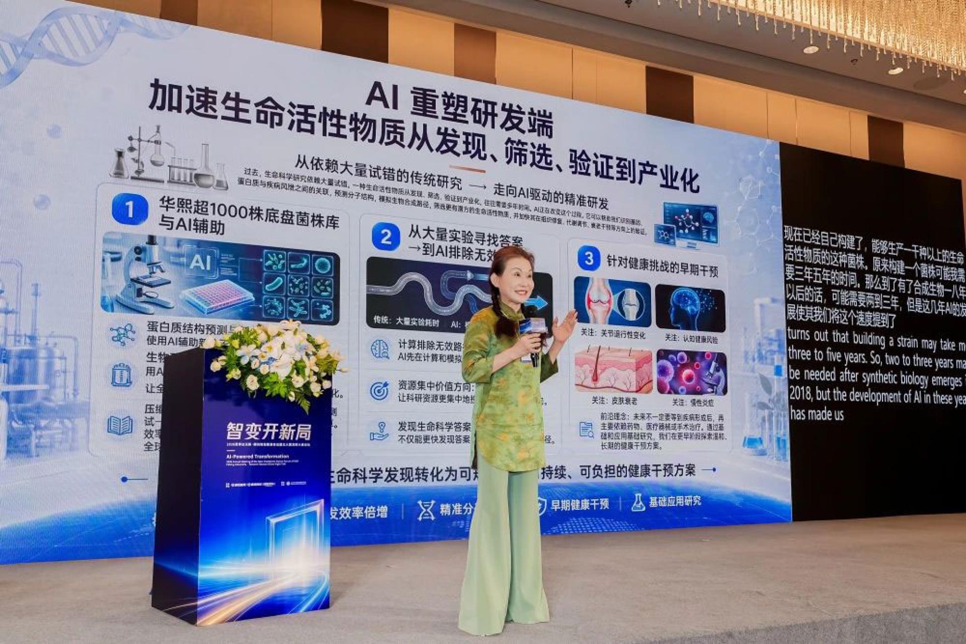 华熙生物董事长兼首席执行官赵燕。