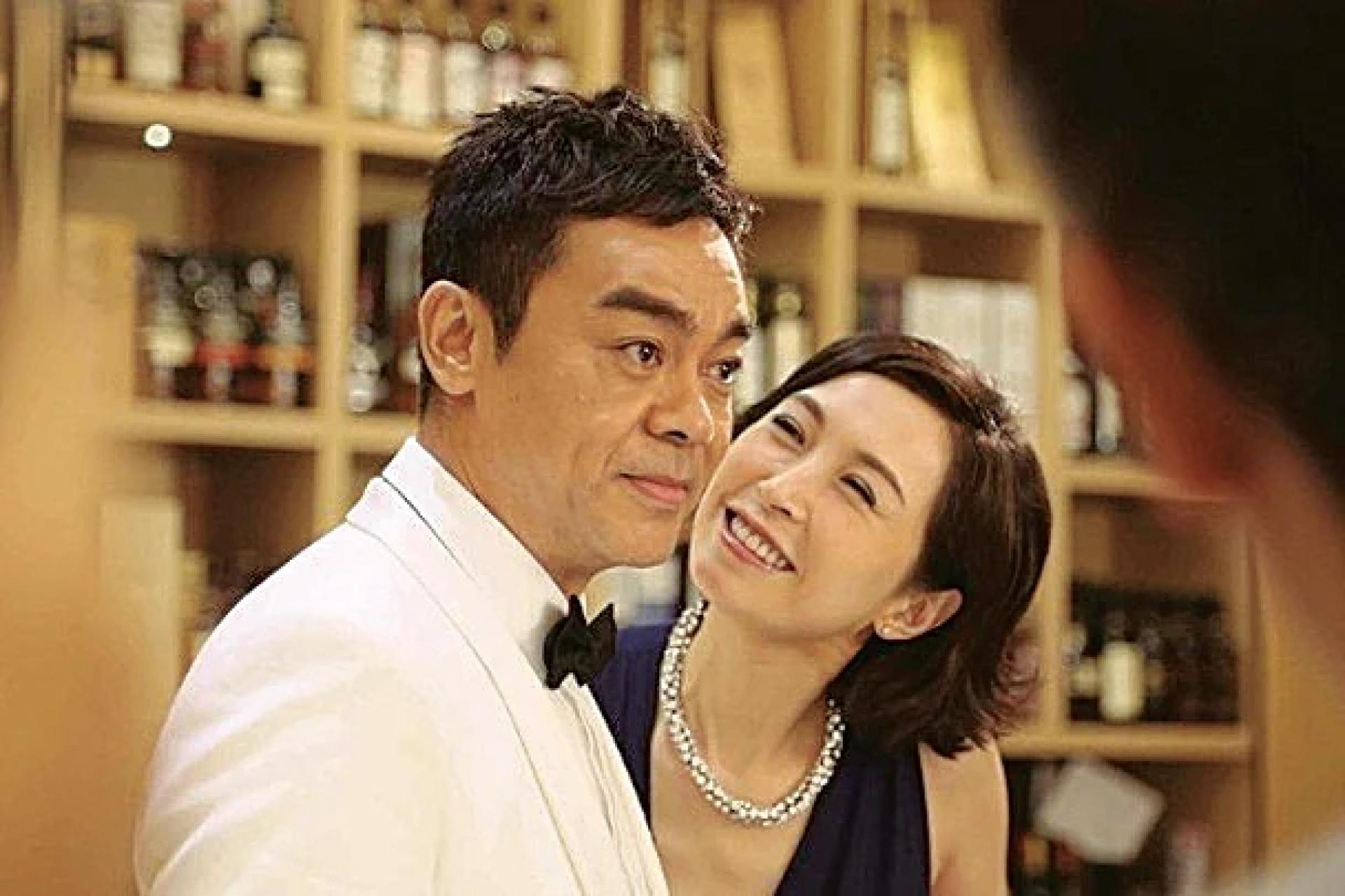 刘青云与郭蔼明结婚26年。