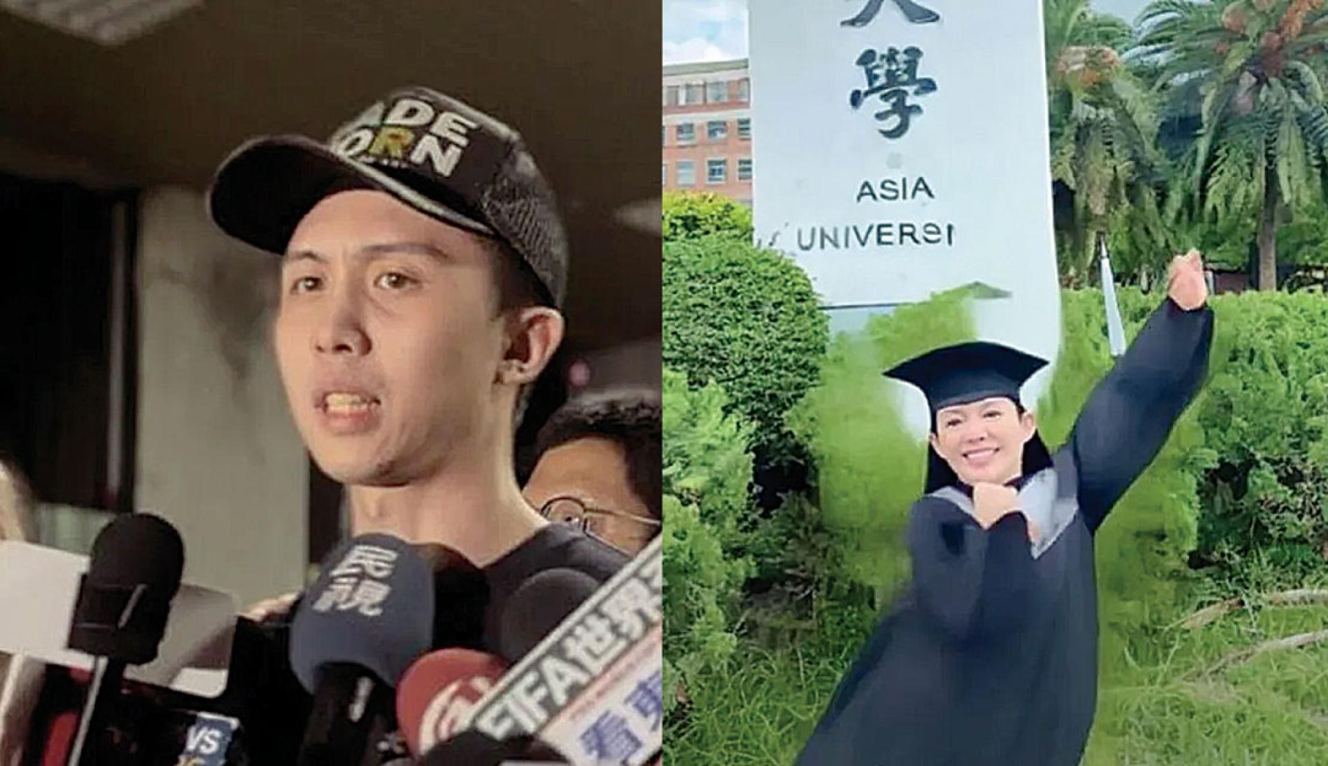 孙安佐前一晚交保，狄莺隔天一早就更新脸书。