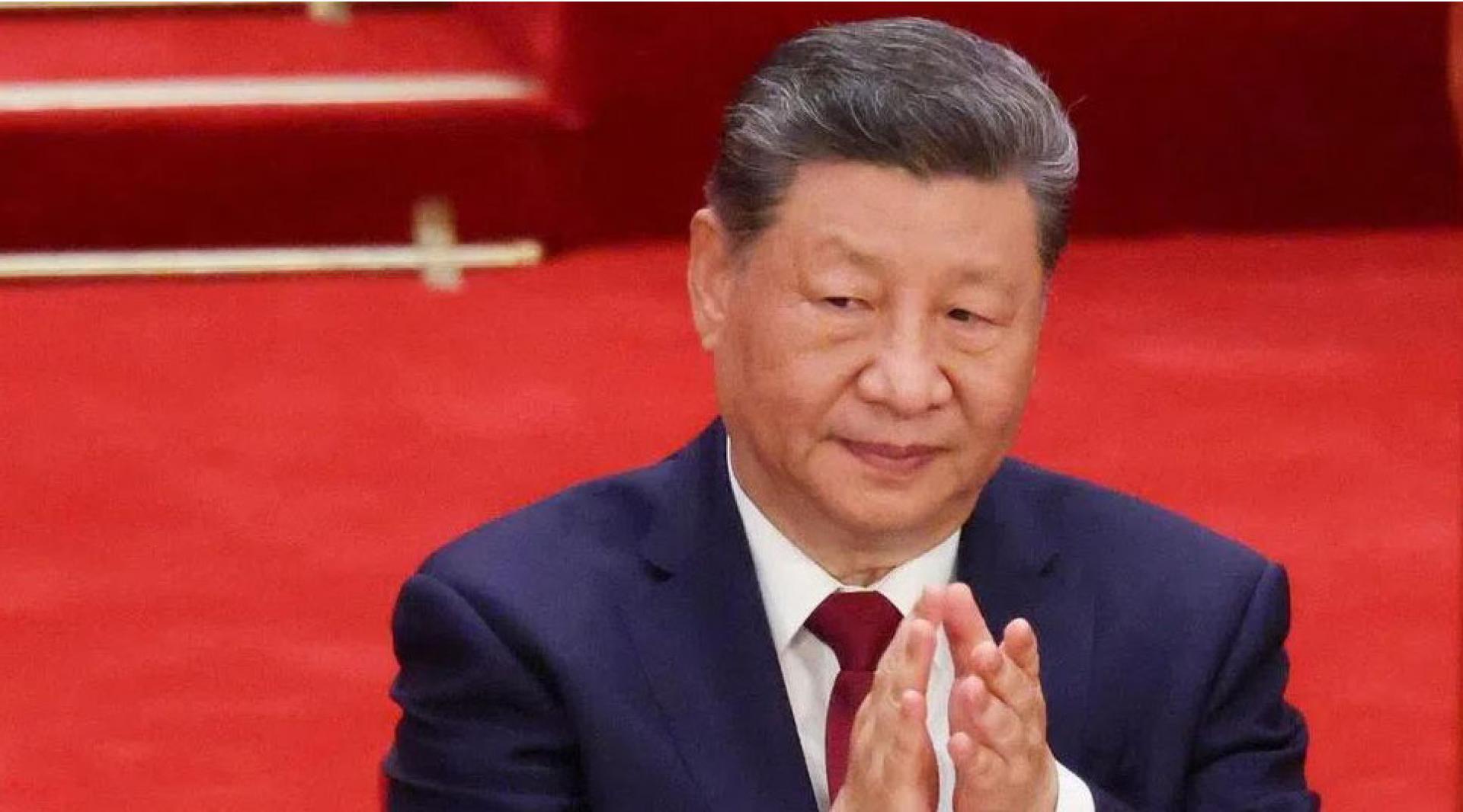 中共总书记习近平出席庆祝中国共产党成立105周年大会。