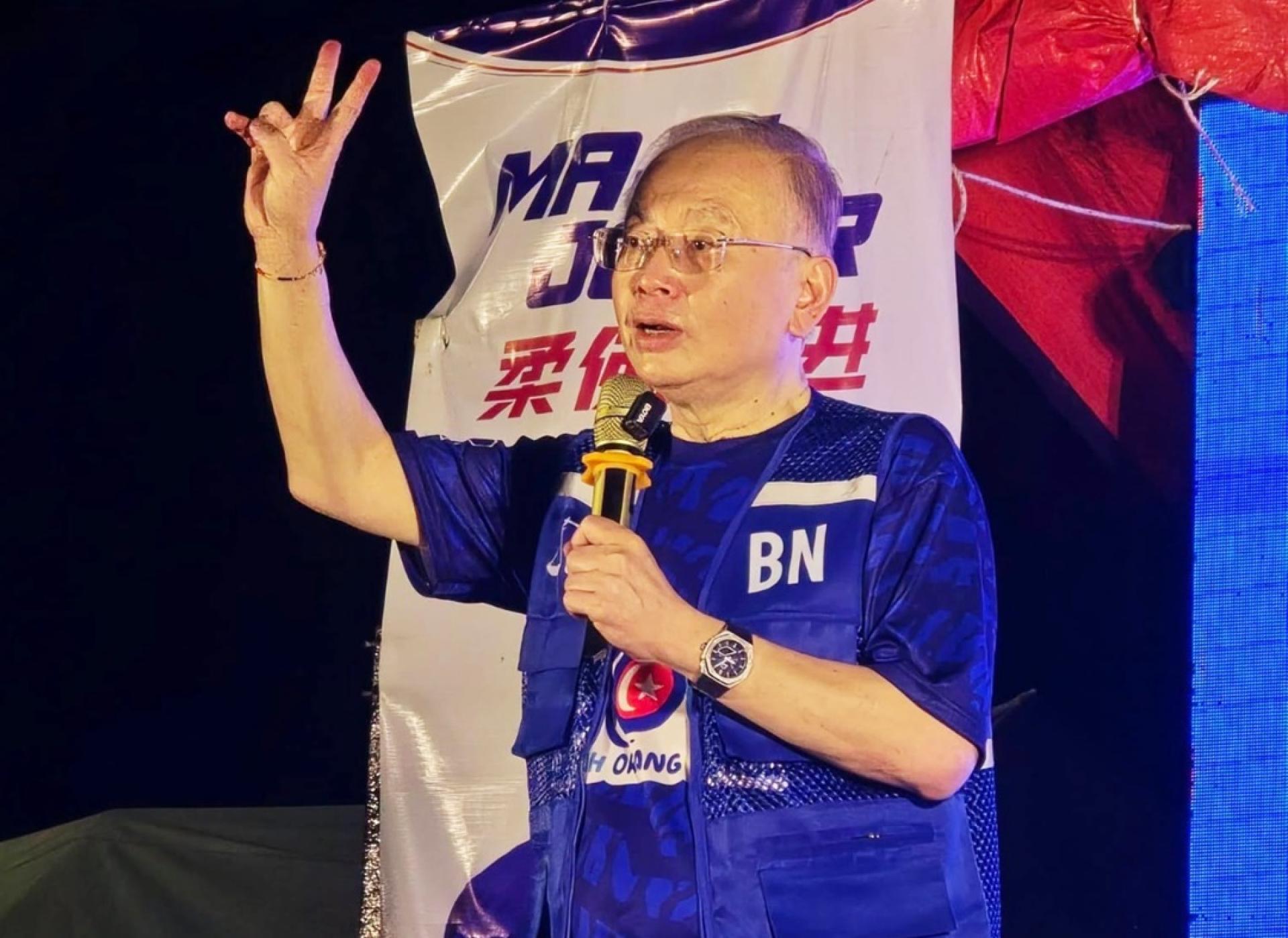 魏家祥促北干那那选民，支持马华国阵候选人陈勇鸣，以让北干那那得以持续稳定发展。