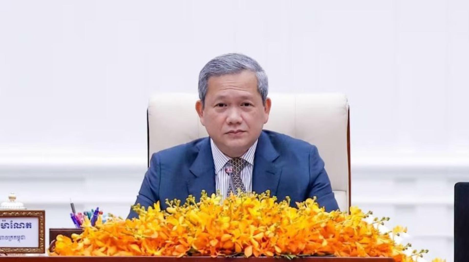 柬埔寨首相洪玛耐。