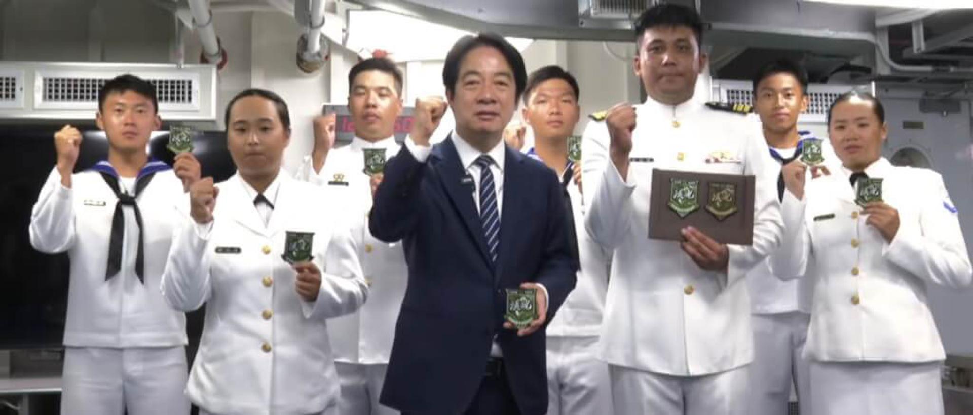 汉光42号实兵演习8月5日登场,台湾总统赖清德预祝演习圆满成功。