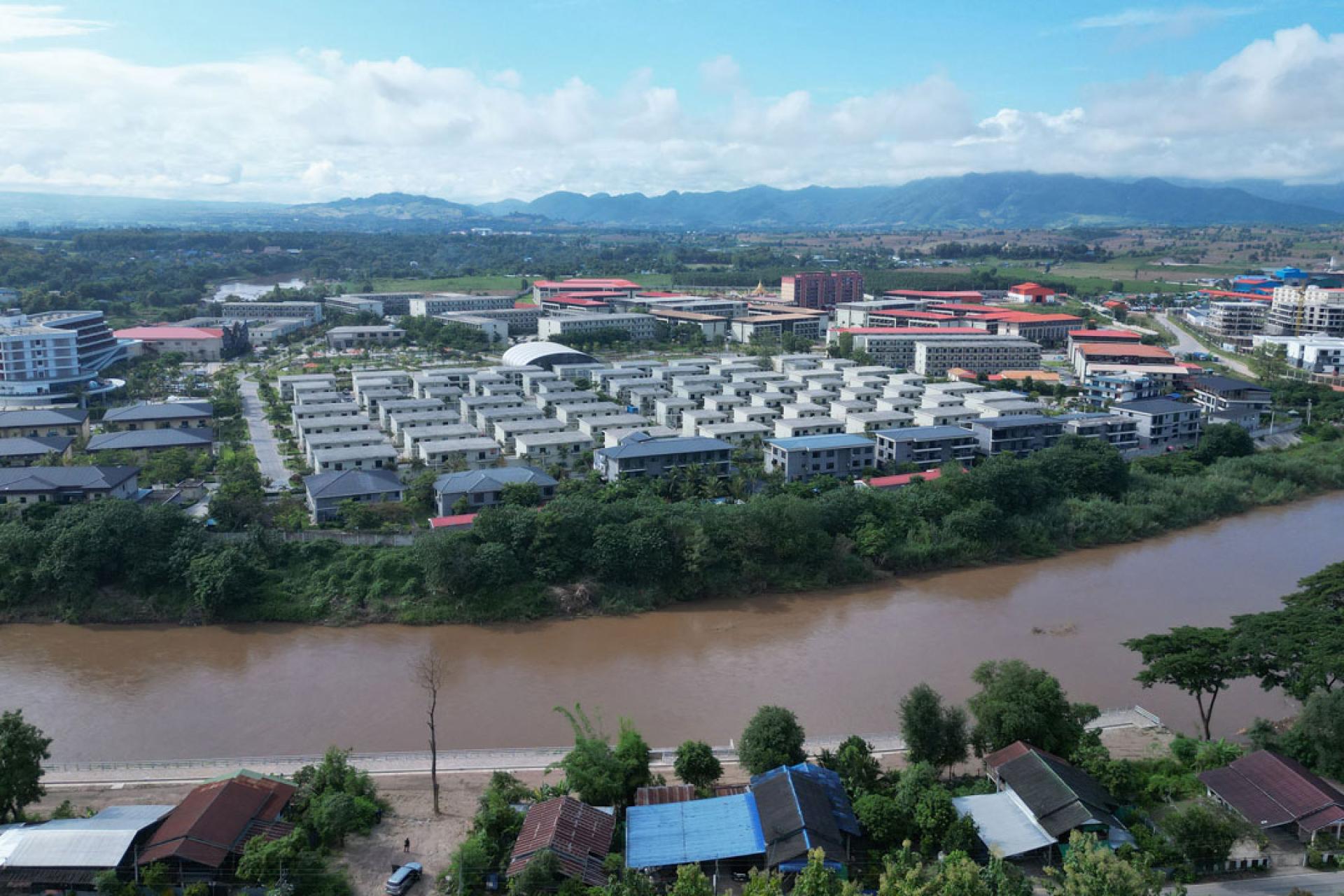 恶名昭彰的KK园区。（2025年9月档案照）