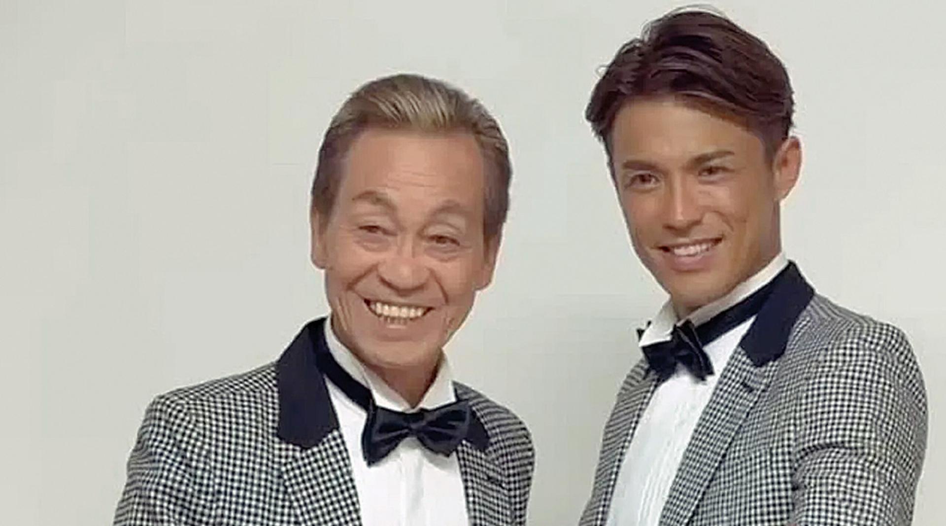 清水良太郎（右）跟随父亲清水章的脚步入行。