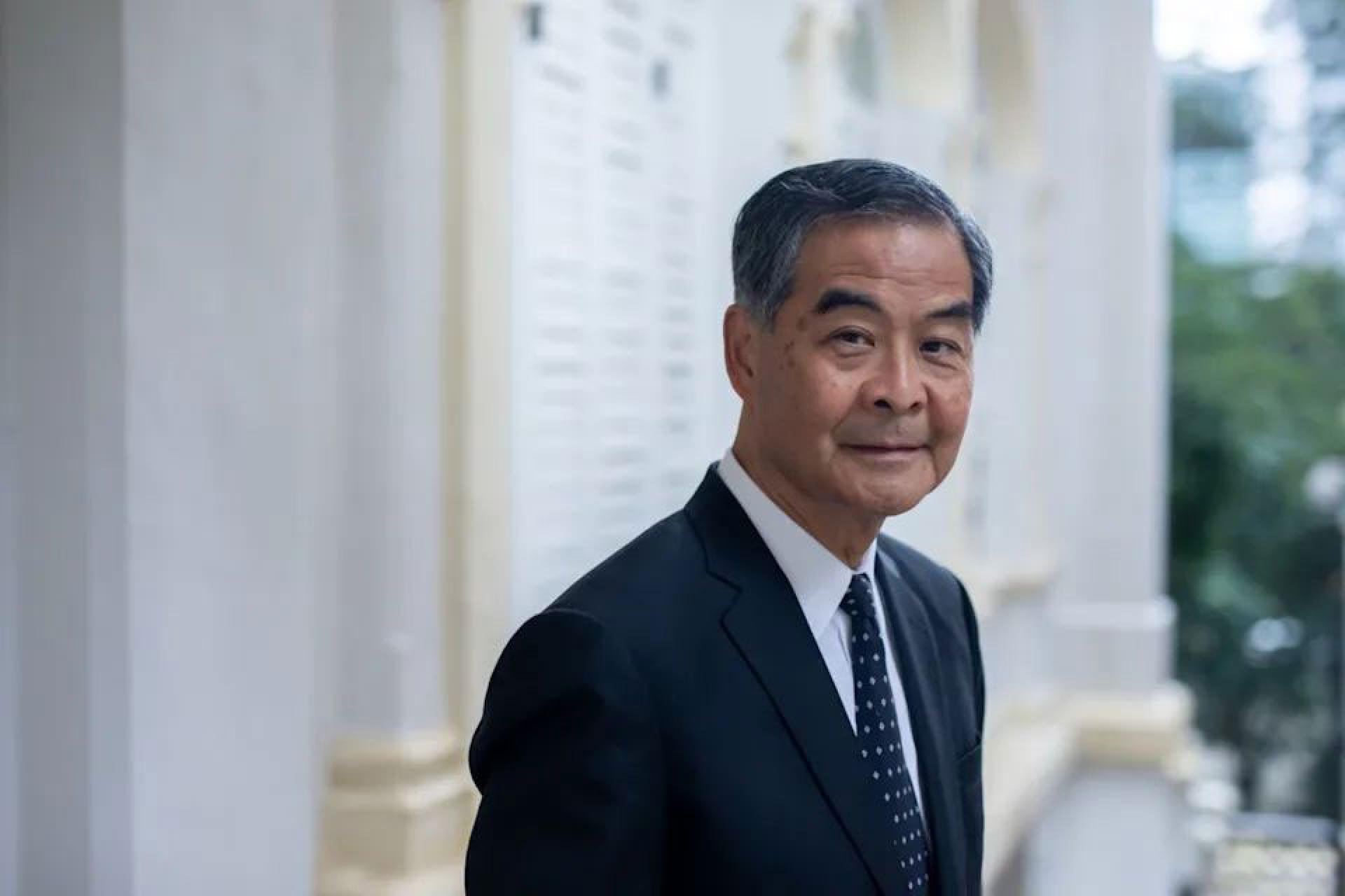 梁振英批香港部分楼盘“扮鬼吓人”的扭曲文化心态不可取。