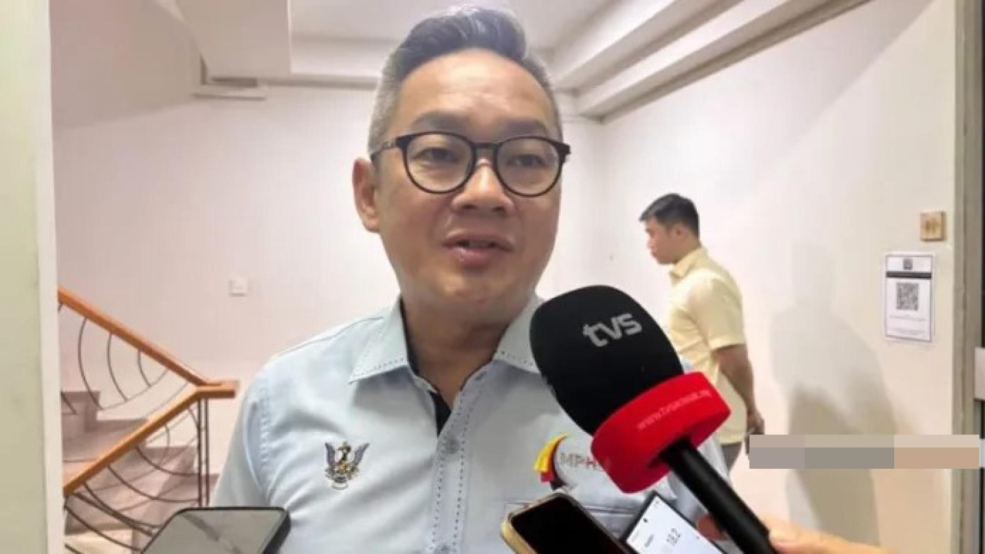 程明智于2026年8月6日出席由诗巫中华总商会举办的车队卡申请及柴油津贴交流会后接受访问。照片来源：Ukas。