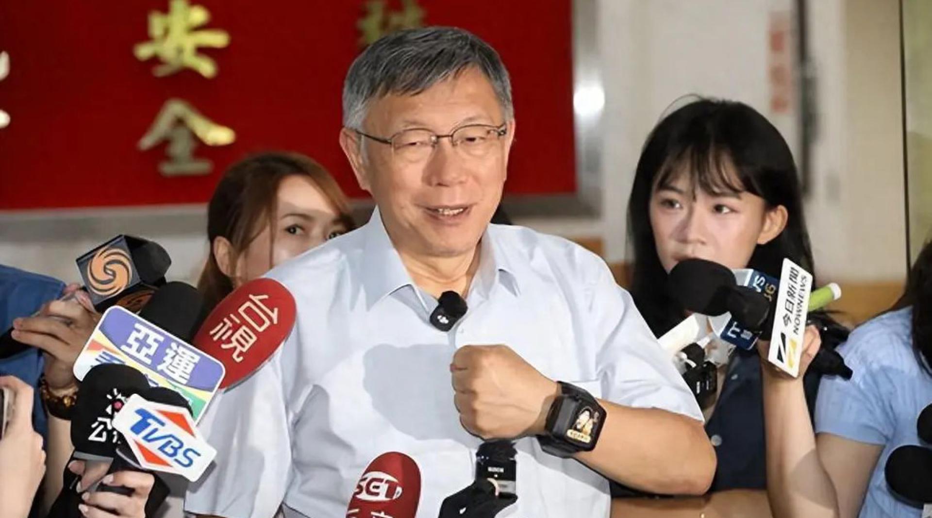 台湾民众党创党主席柯文哲。