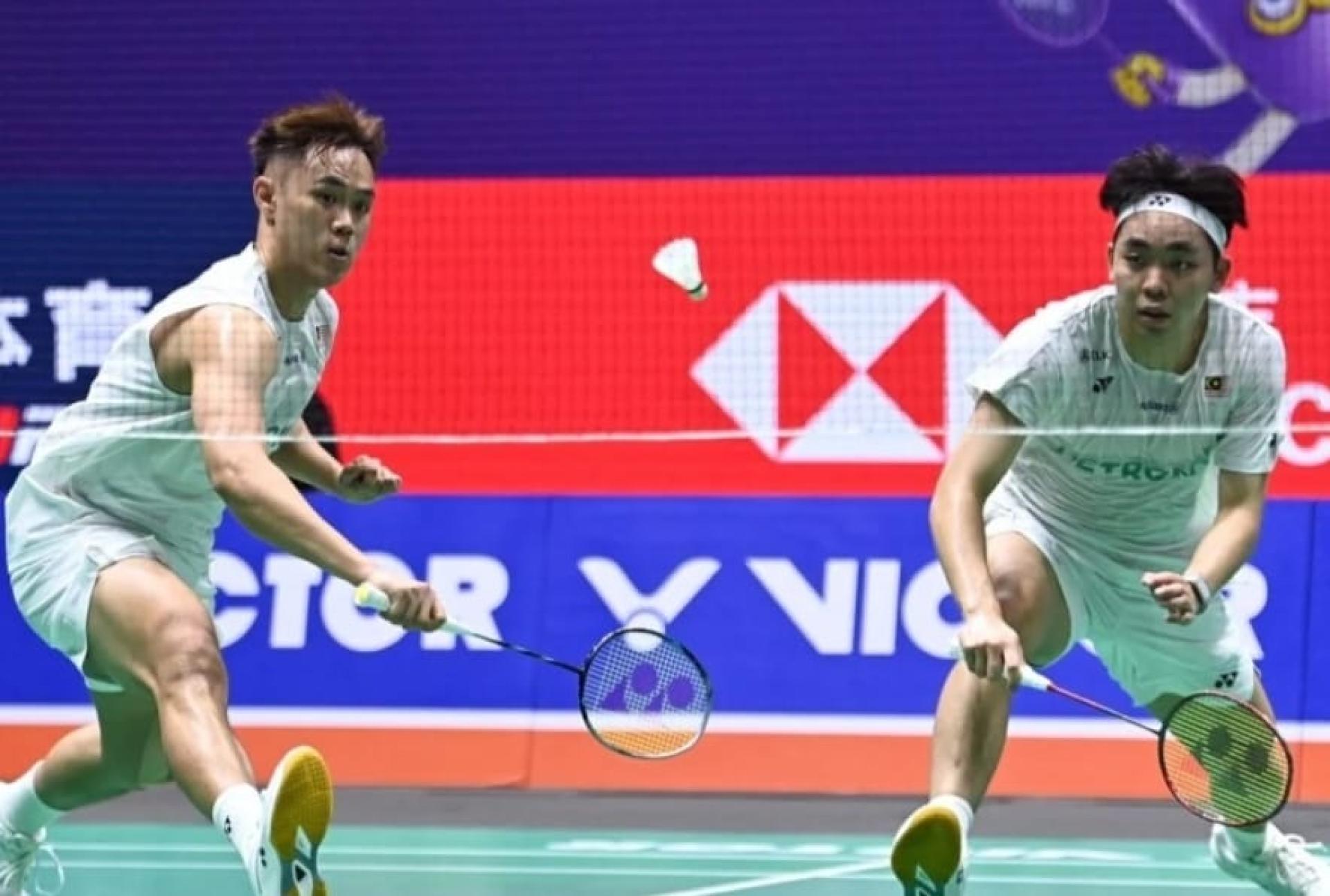 韩国羽球超级300赛，大马男双内战，郑凯文/叶睿庆21-13、21-18拿下万炜聪 /苏伟译，夺得冠军！