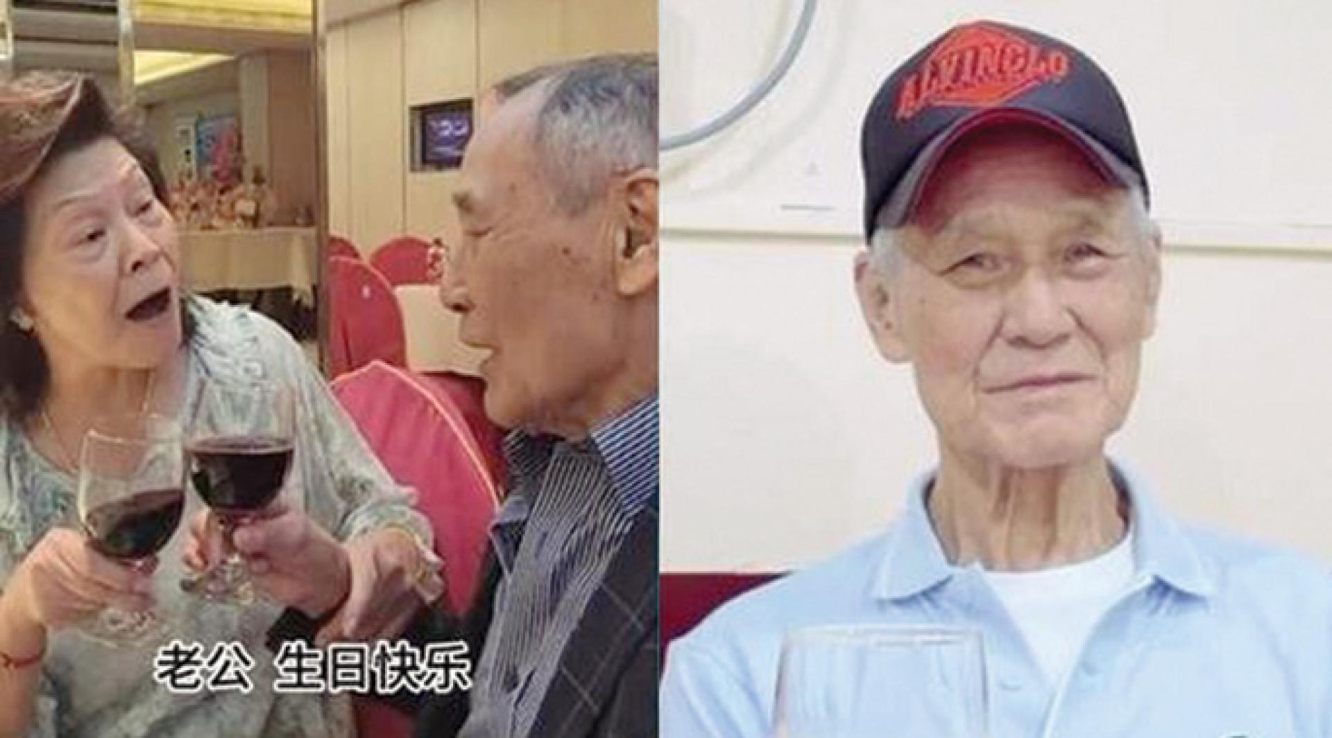 陈惠敏5月和老婆提前庆生气色不错（左图），最新曝光影片明显消瘦不少（右图）。