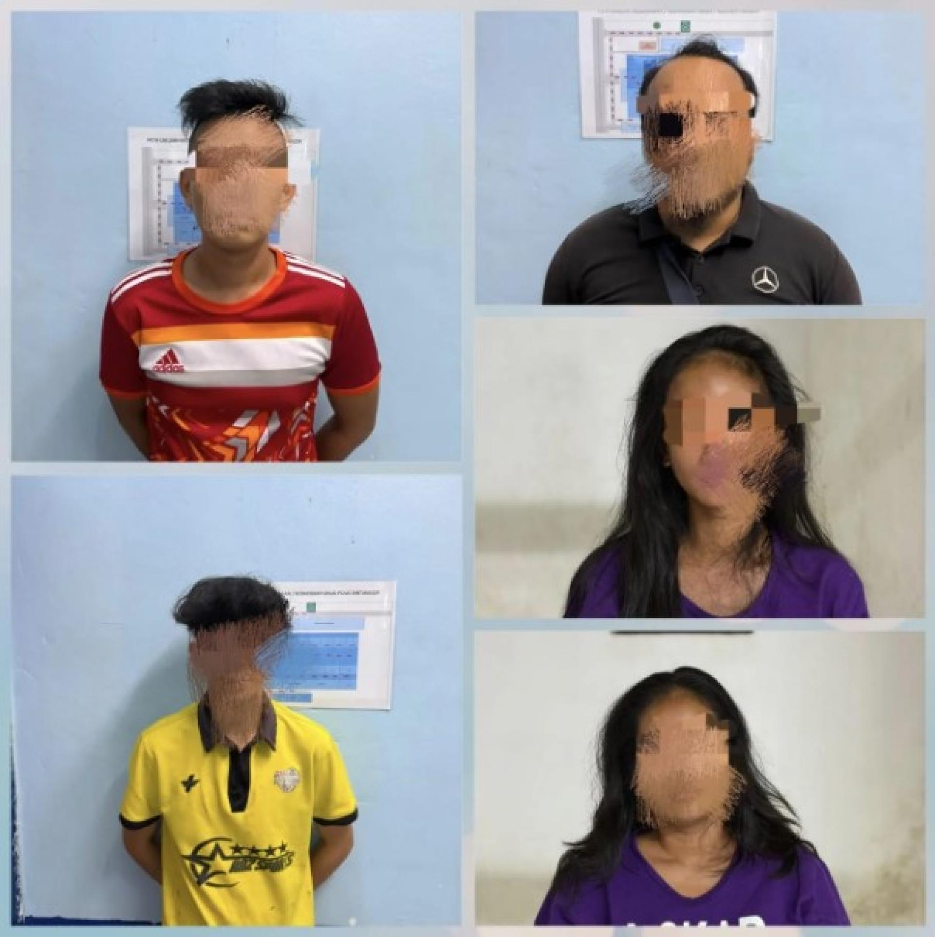 5名涉及一宗在社交媒体上疯传的斗殴事件人士，包括3名男子及2名女子，于前天被警方逮捕，以协助调查这起发生在民丹莪市区的事件。