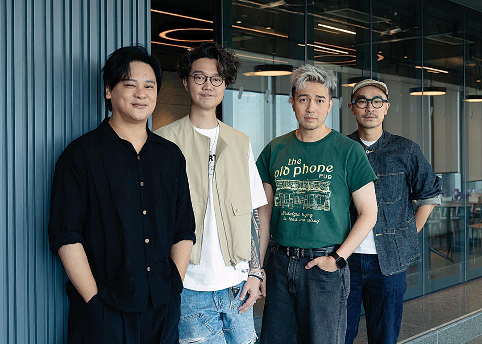 Dear Jane的4名成员Howie翁厚梁（左起）、Jackal伍汉邦、Tim黄天翱和Nice黎俊华，对于首次与大马乐迷见面表示非常期待。