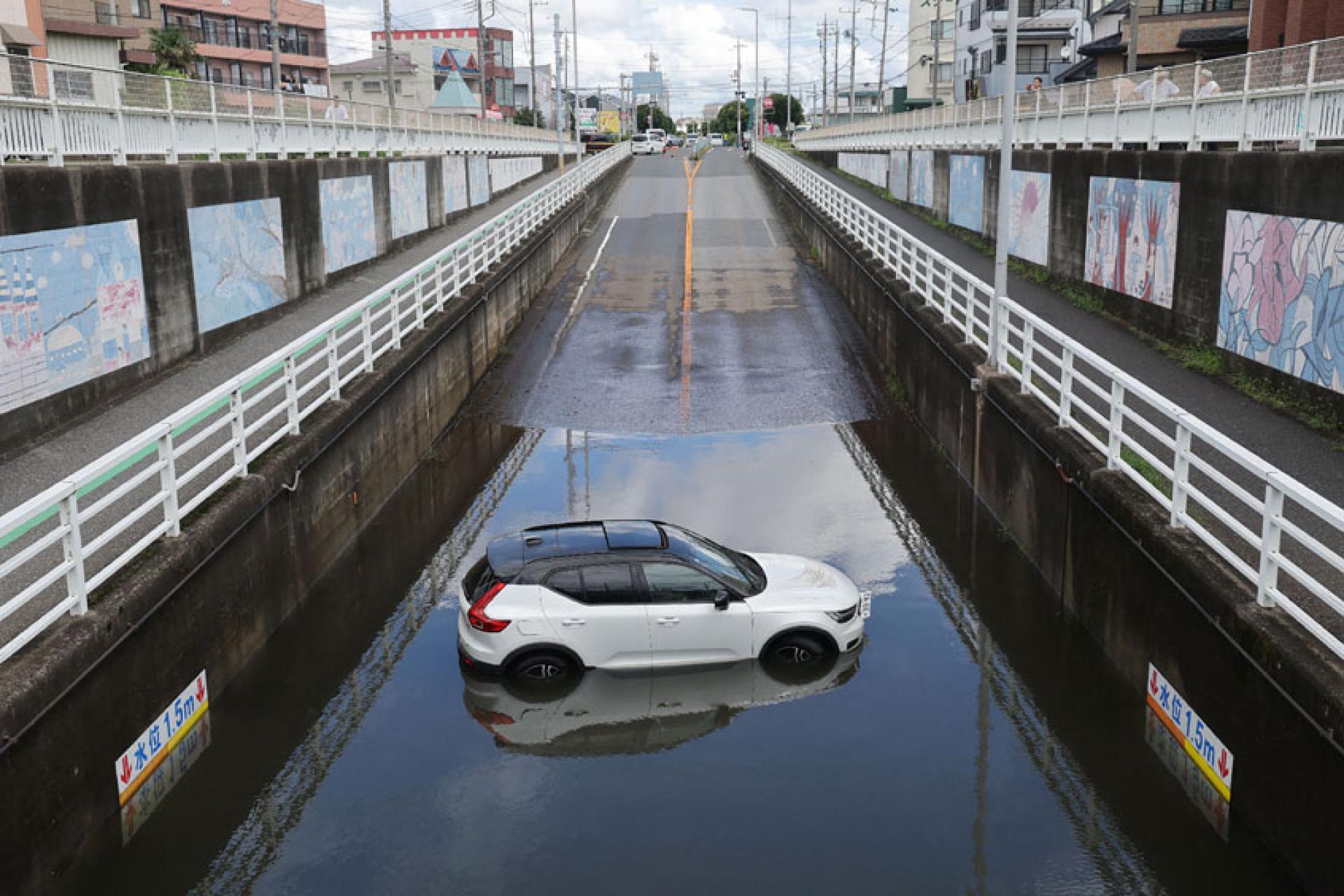 千叶市中心24小时累积雨量高达367毫米，是50年来最高纪录。