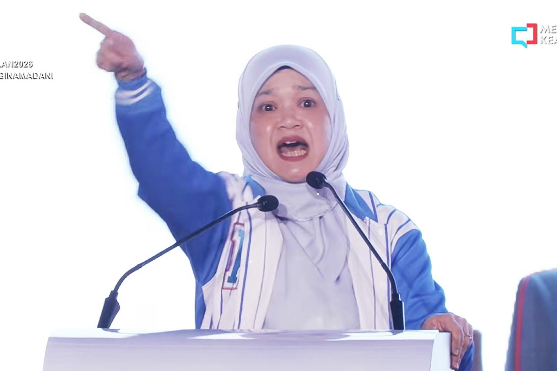 人民公正党妇女组主席法丽娜。