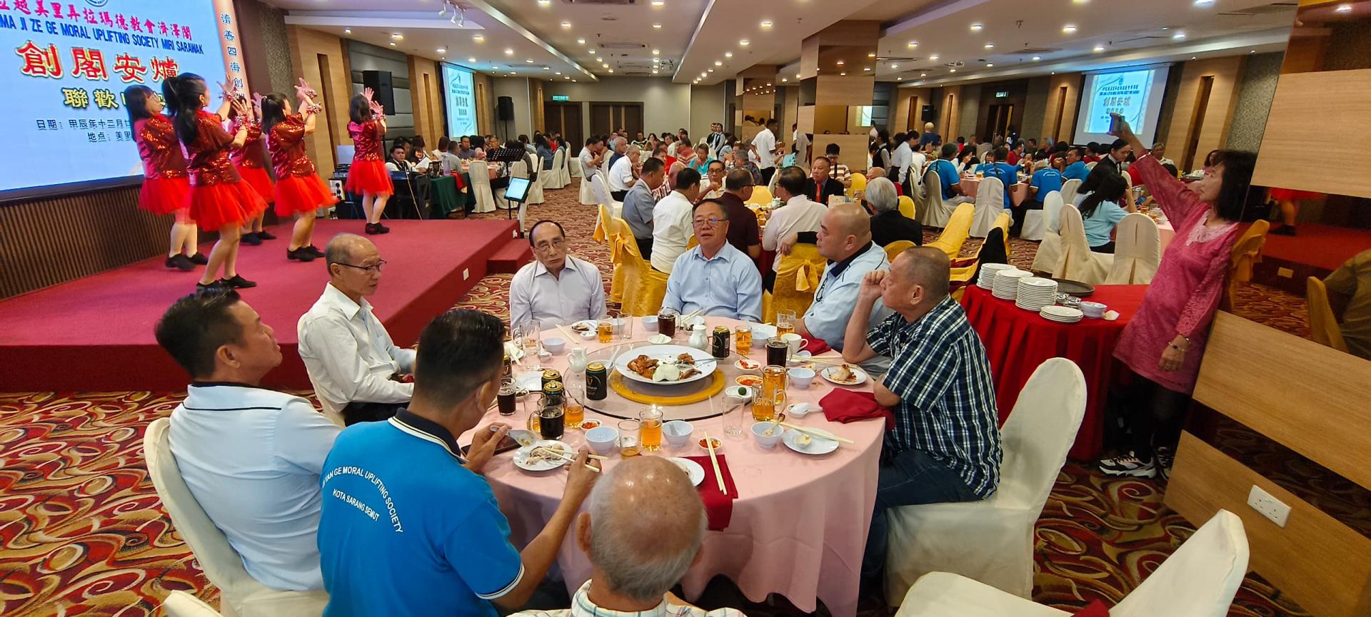 弄拉玛徳教会济泽阁“创阁联欢晚宴”获各地阁友响应出席，场面热闹。