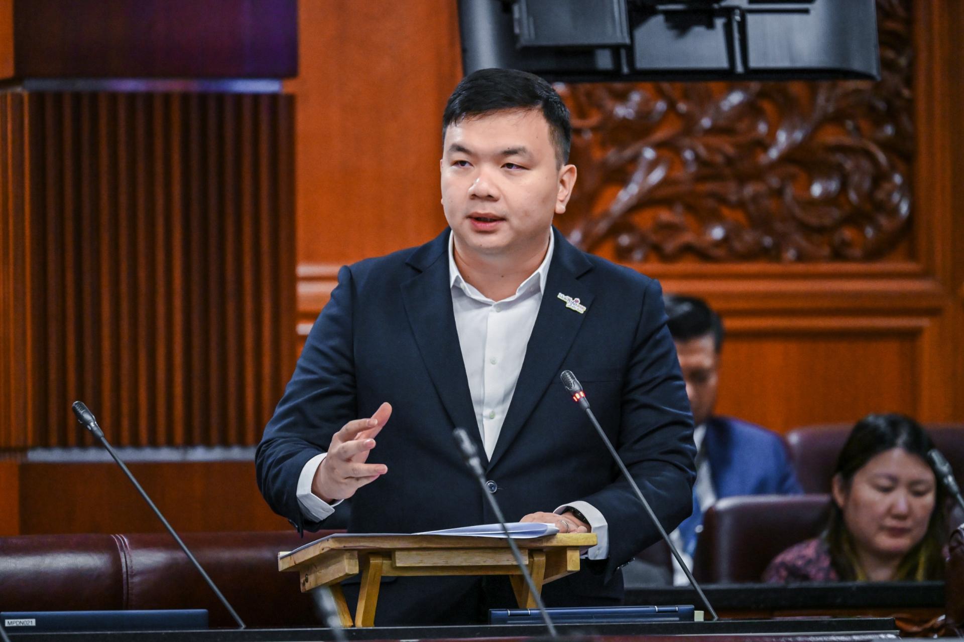 美里国会议员赵俊文。
