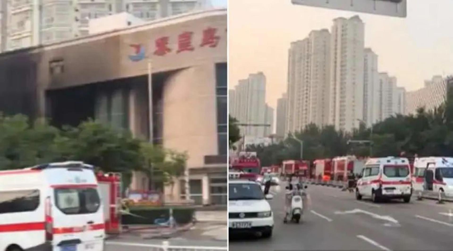 秦皇岛一处底商发生火灾，造成8人死3人伤。