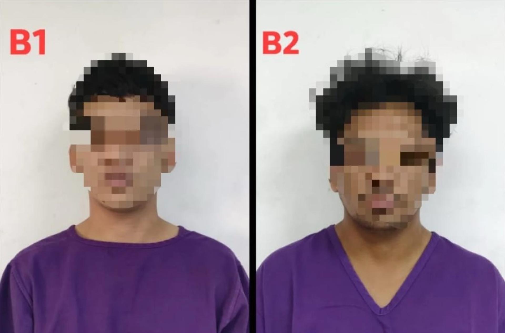 两名嫌犯尿液初步筛查证实对毒品呈阳性后，在石隆门警区总部被警方扣留。